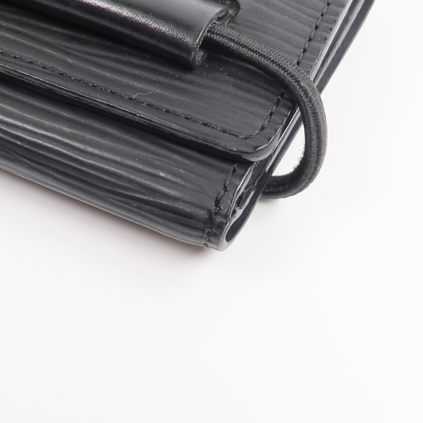 LOUIS VUITTON Epi皮革Porte Monnaie Elastic Wallet卡片套