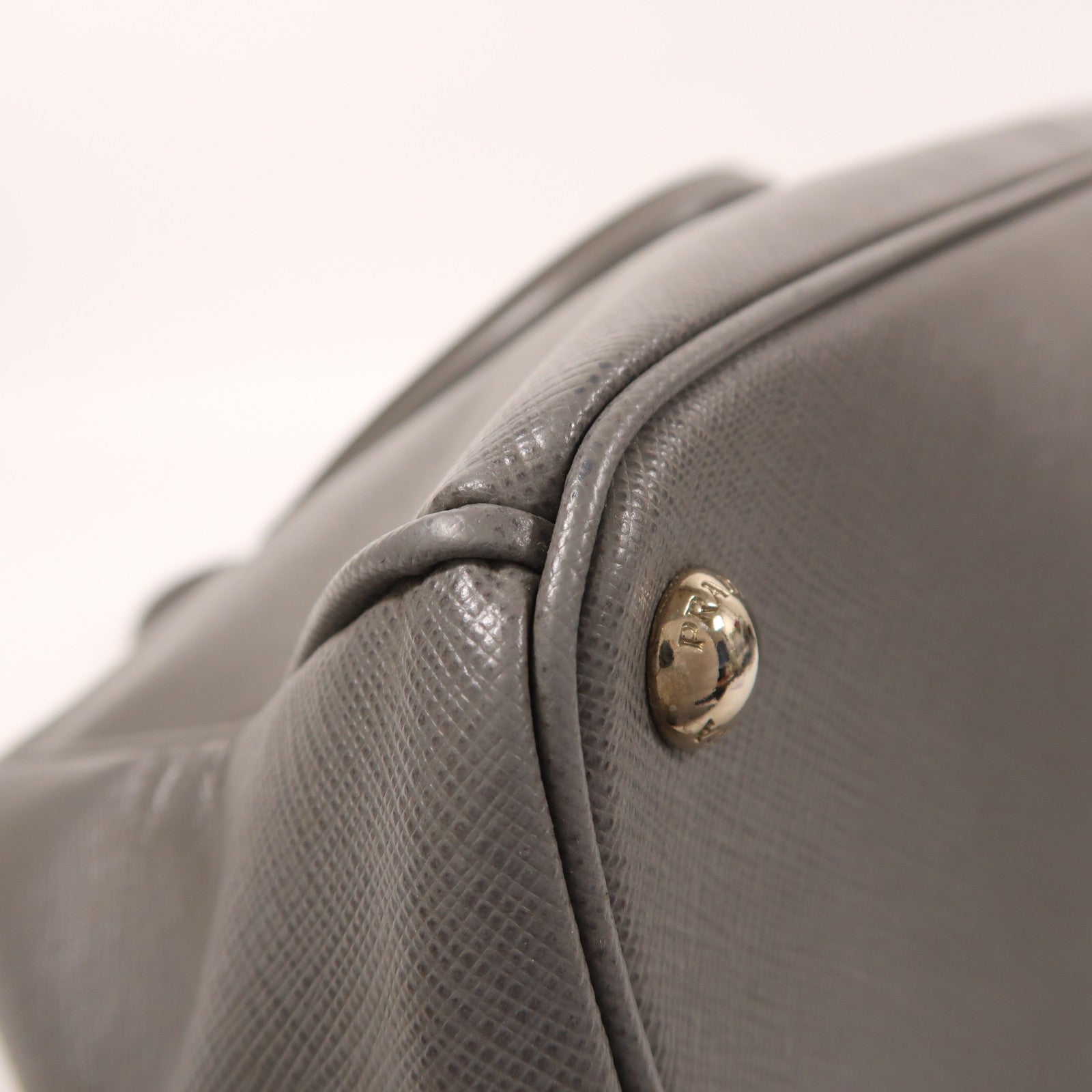 PRADA 牛皮皮革Killer Bag銀扣手挽肩背兩用袋