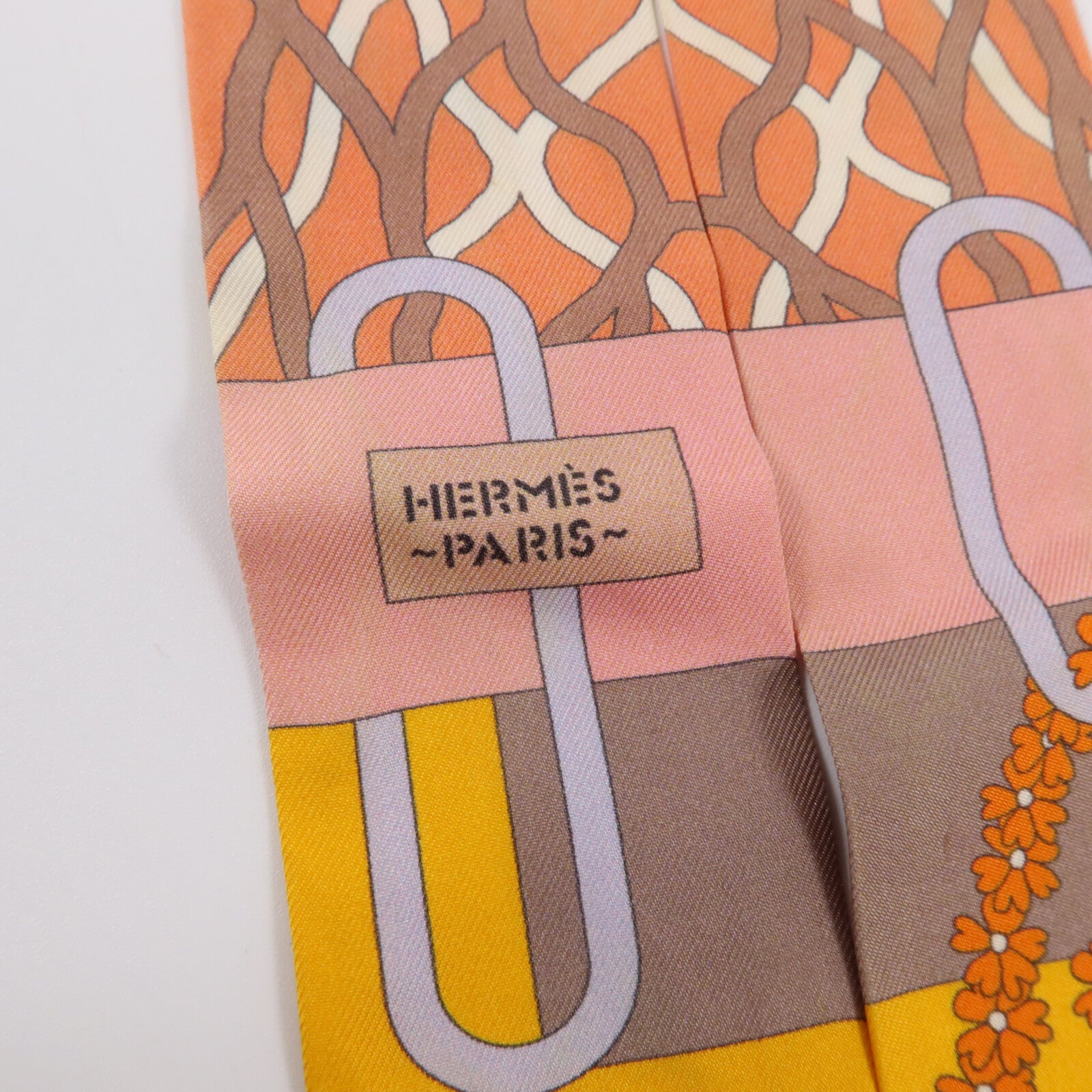 HERMES 絲質Twilly絲巾