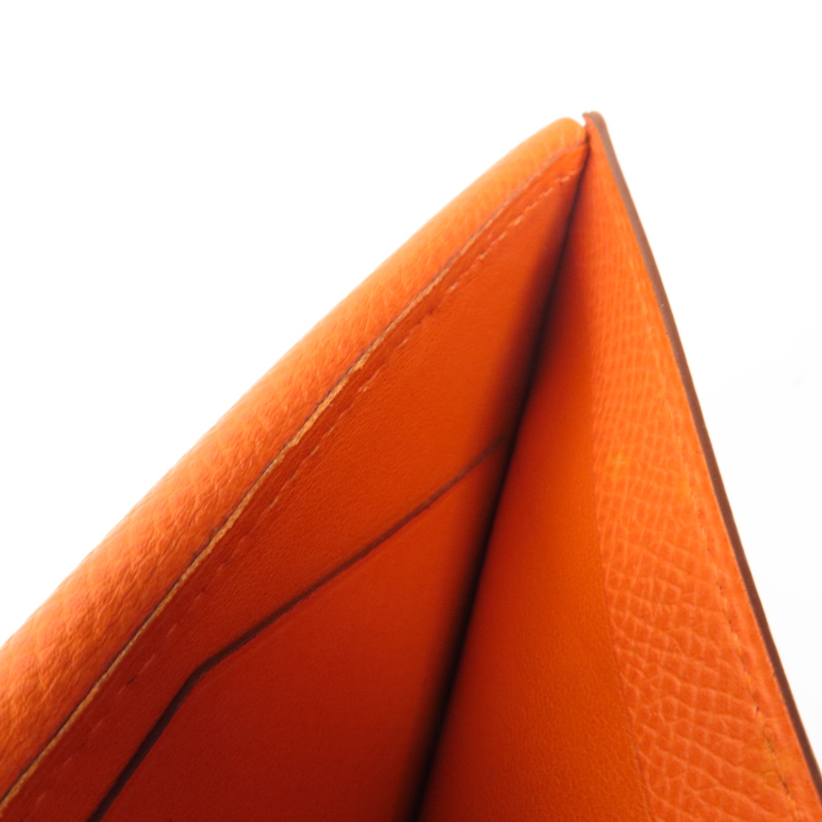 HERMES Epsom皮革Wallet錢包Orange