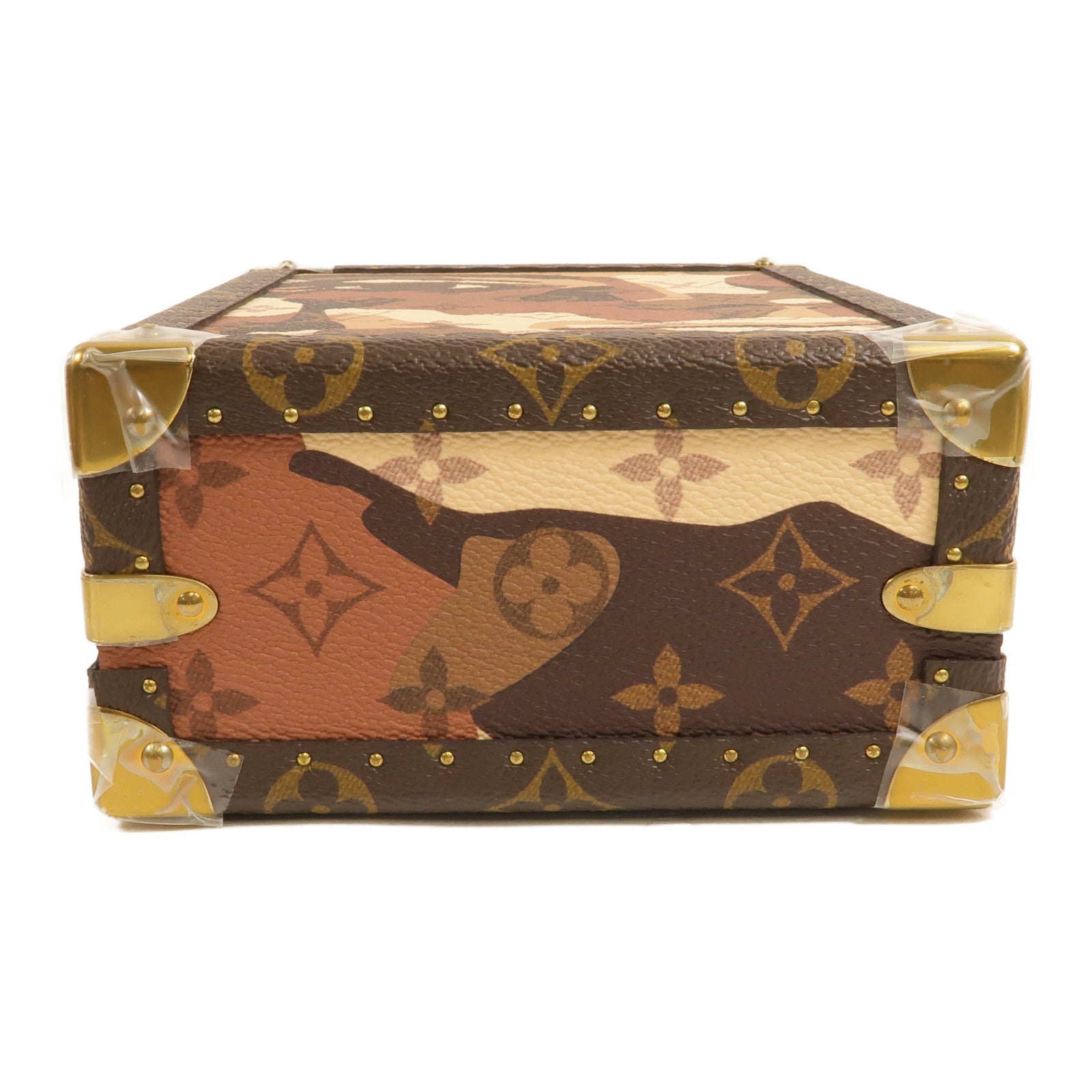 LOUIS VUITTON Monogram Vertical Clutch Box肩背袋