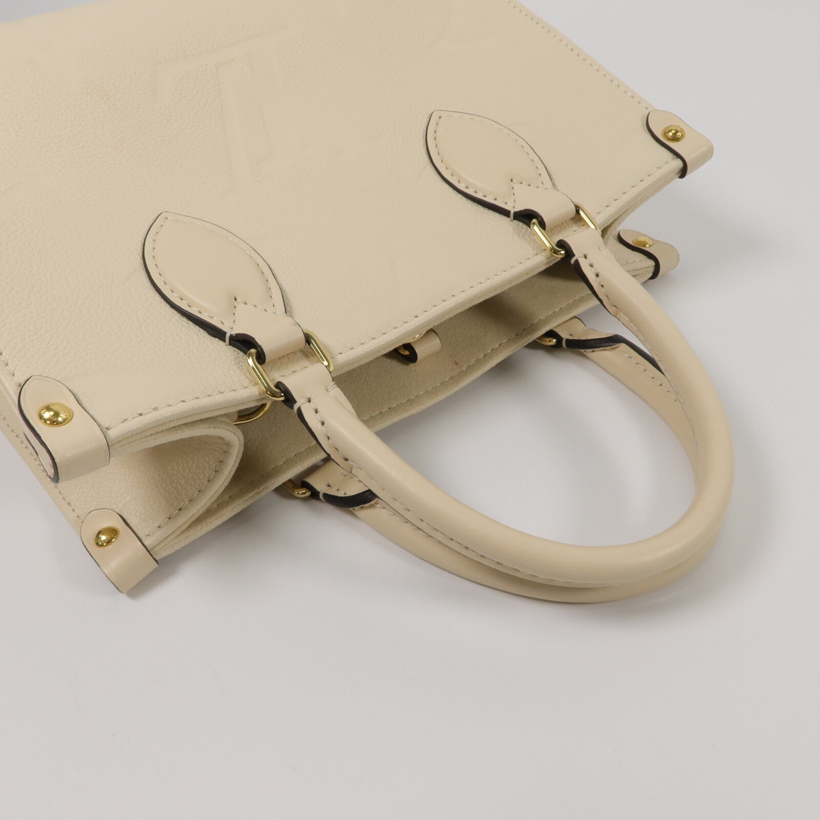 LOUIS VUITTON Monogram Empreinte On The Go手挽肩背兩用袋