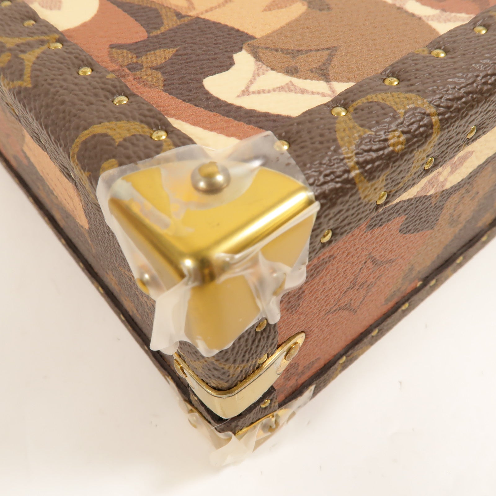 LOUIS VUITTON Monogram Vertical Clutch Box肩背袋