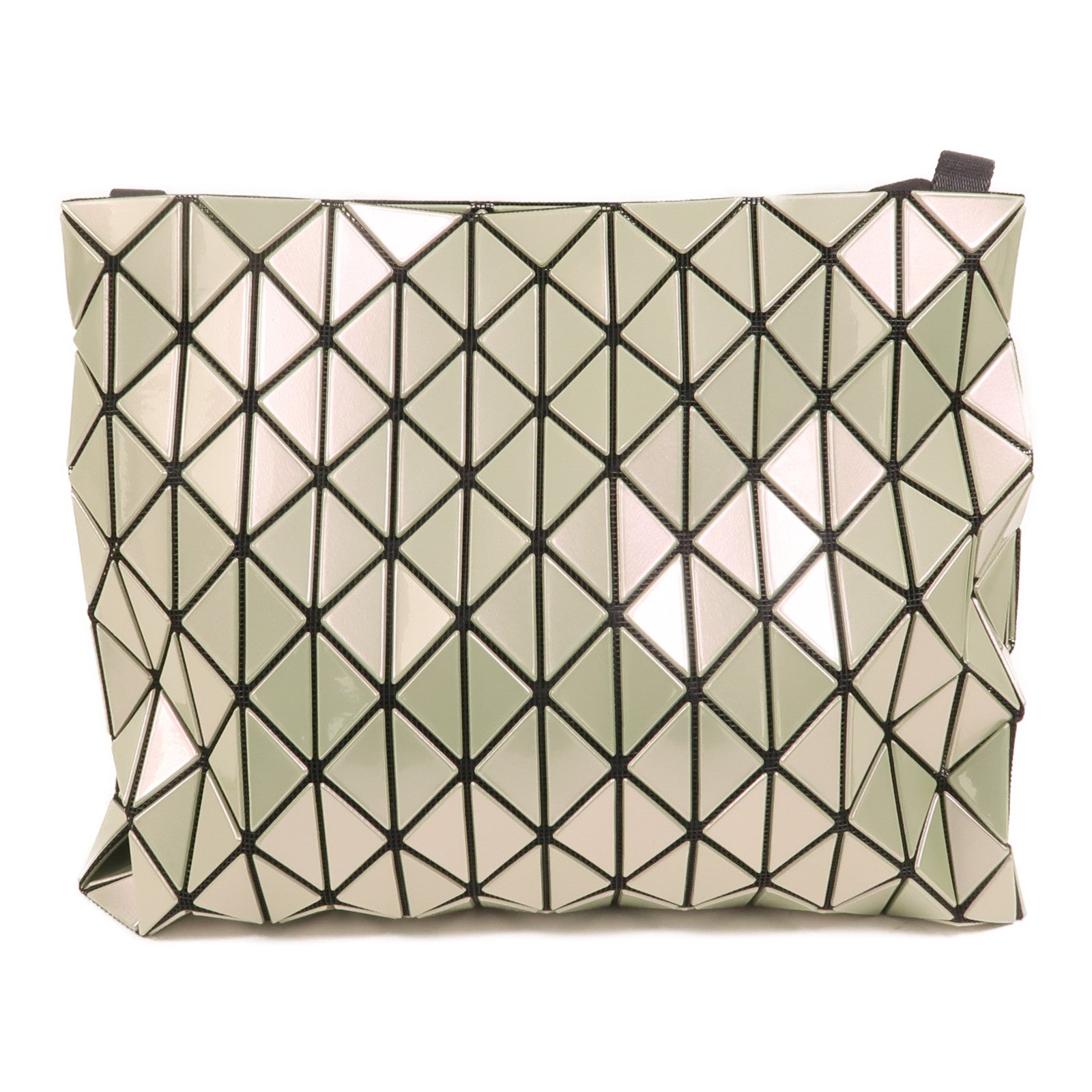 BAO BAO ISSEYMIYAKE PVC Shoulder Bag銀扣肩背袋