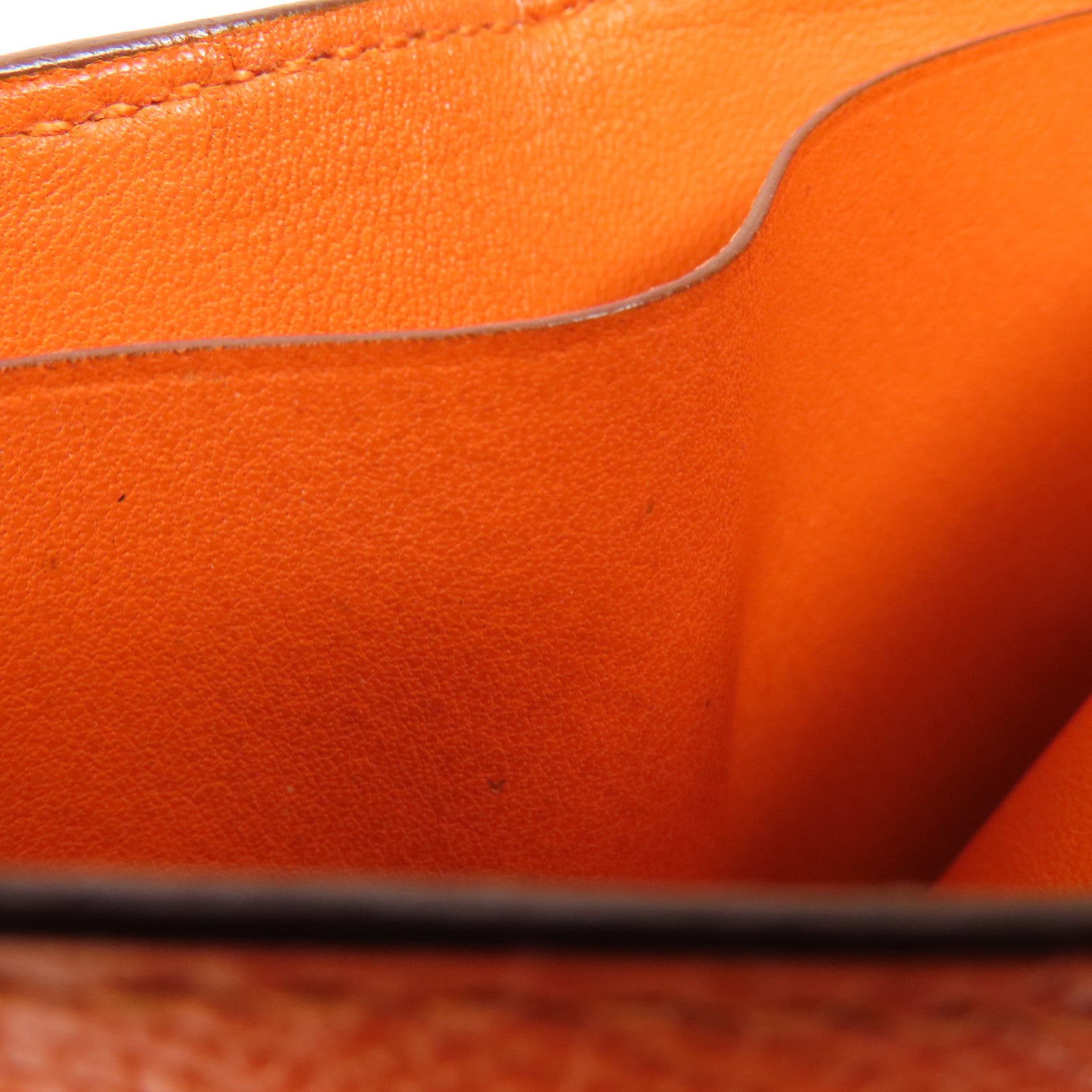 HERMES Epsom皮革Wallet錢包Orange