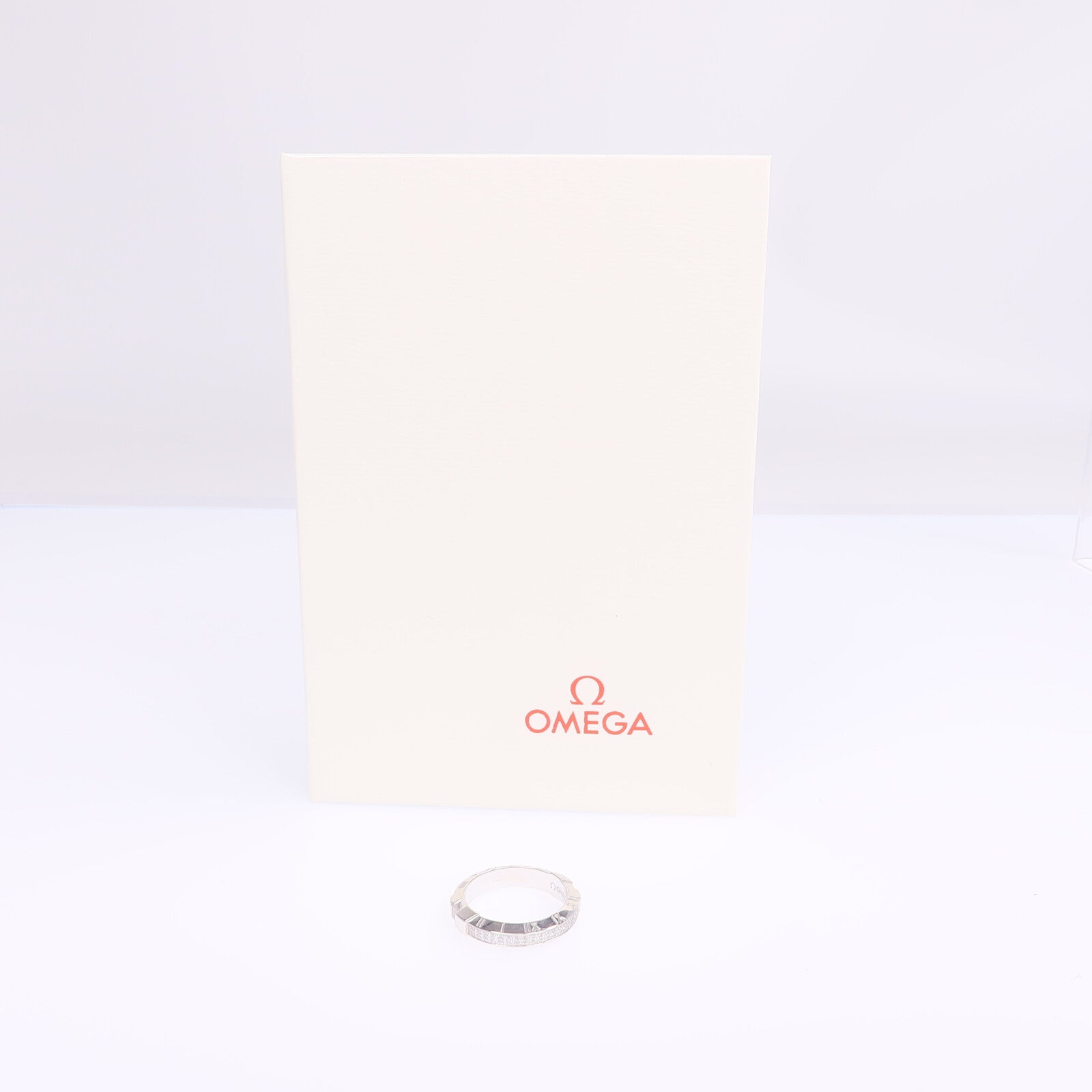 JEWELRY 【激減優惠】18K白金Omega Ring鑽石戒指Omega#54/US#6.5