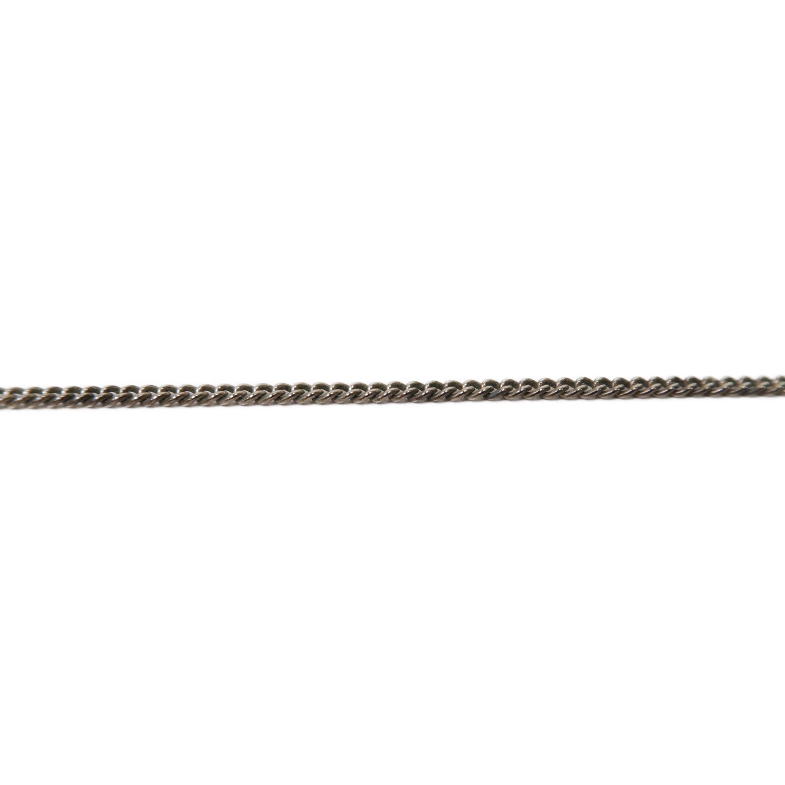 CHANEL 金屬Necklace銀扣項鍊銀色