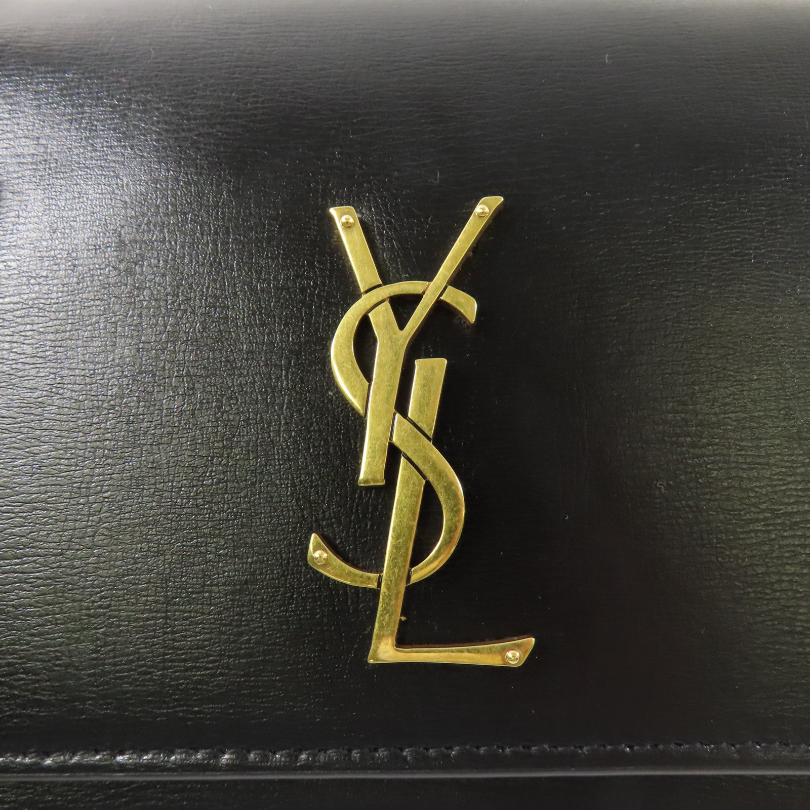 SAINT LAURENT 【激減優惠】牛皮皮革Sunset Medium金扣鏈帶肩背袋