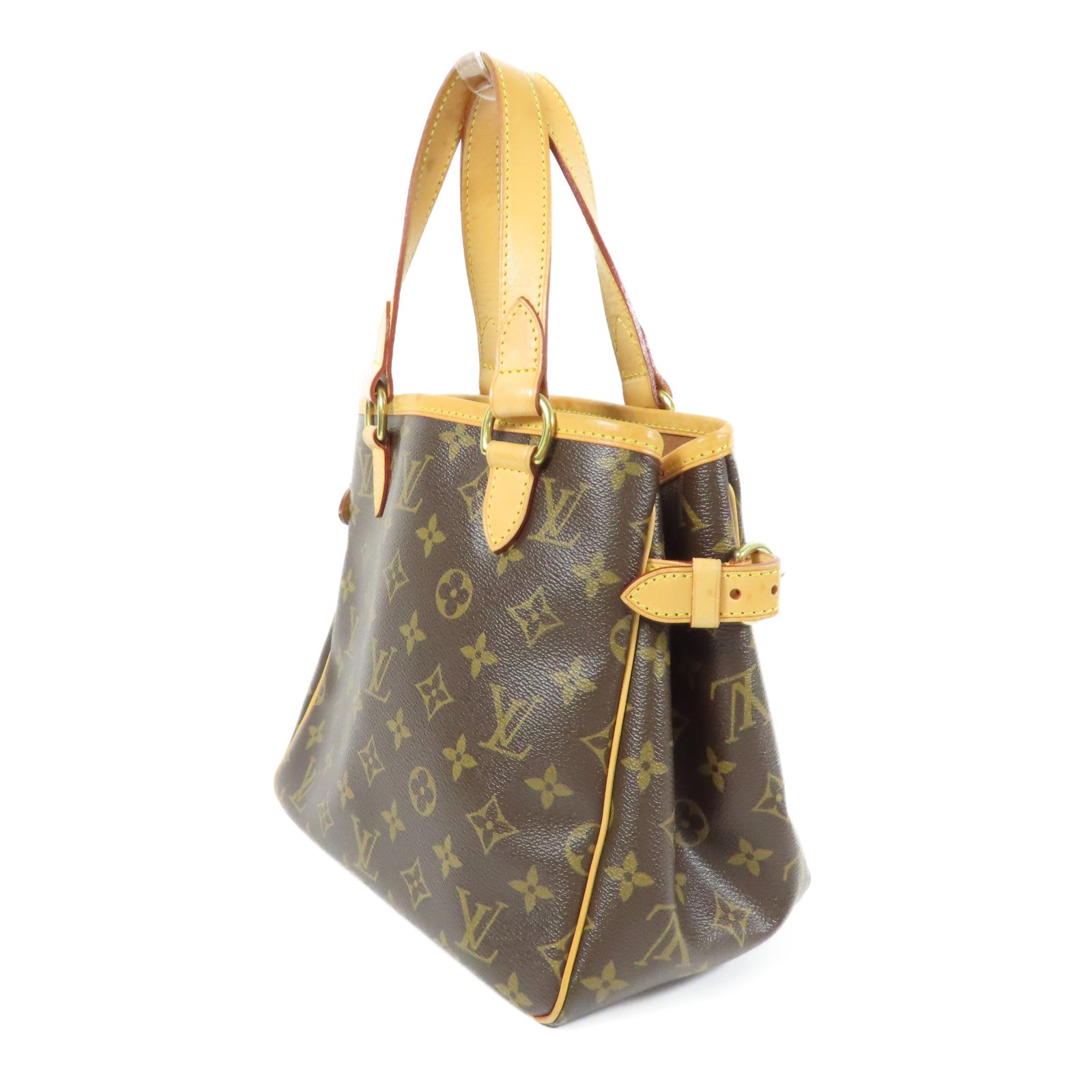 LOUIS VUITTON Monogram Batignolles金扣手挽袋