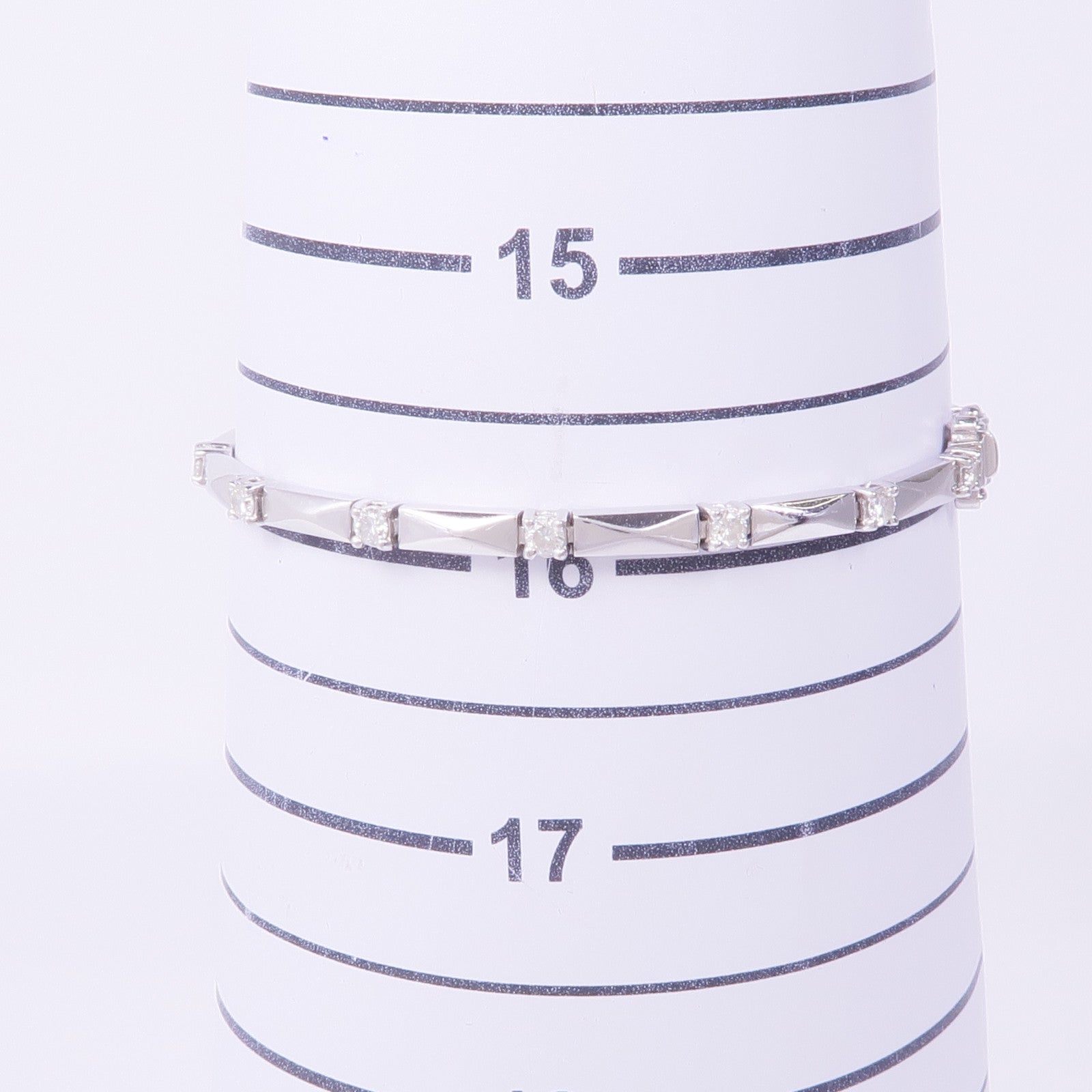 JEWELRY 18K白金Diamond Bracelet鑽石手鏈