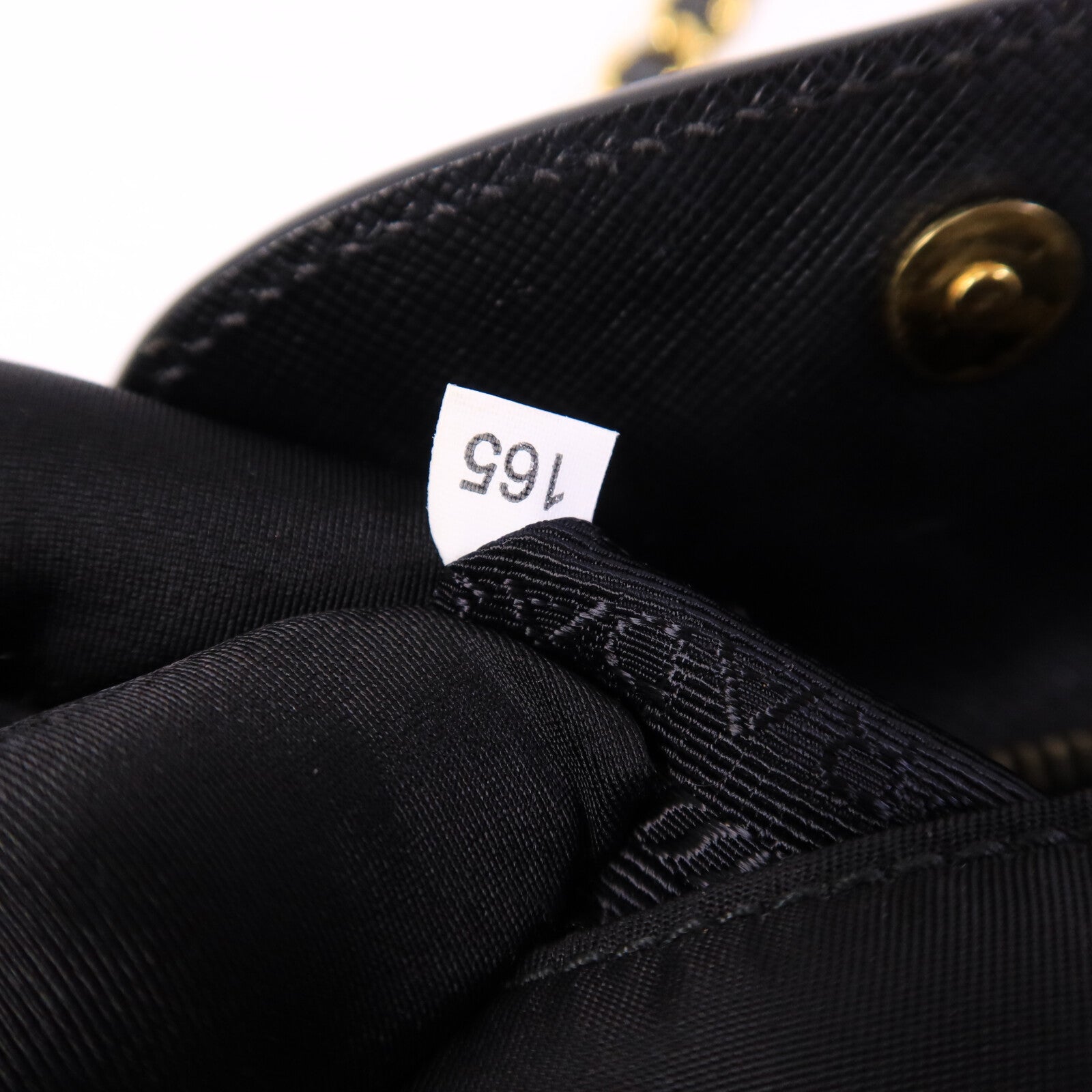 PRADA 皮革/尼龍Shoulder Bag鏈帶肩背袋
