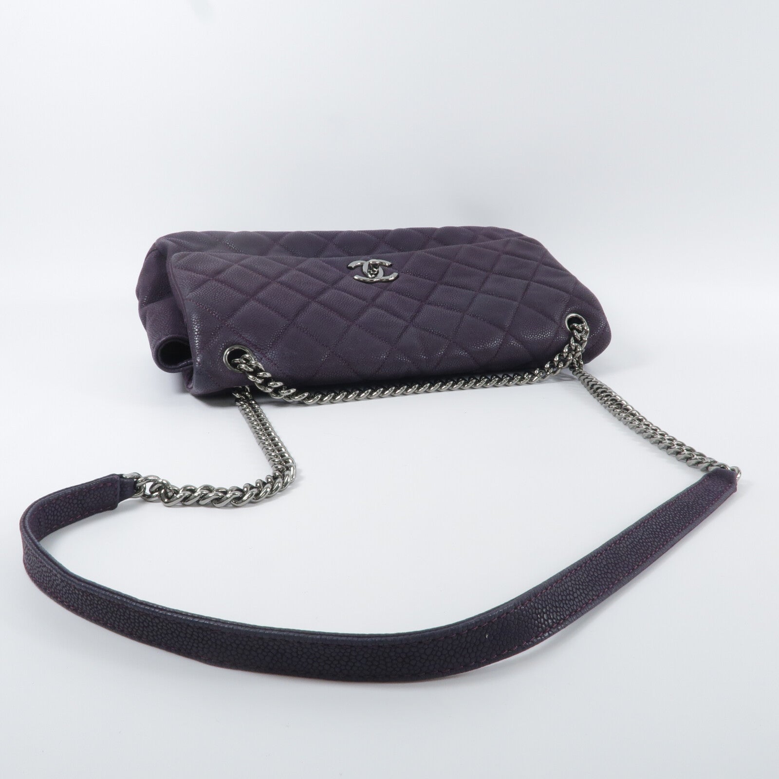 CHANEL 牛皮皮革Chain Shoulder鏈帶肩背袋