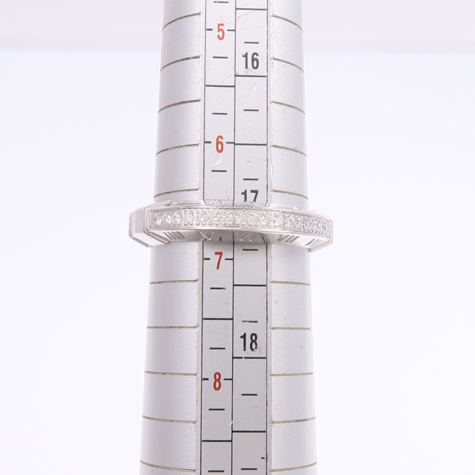 JEWELRY 【激減優惠】18K白金Omega Ring鑽石戒指Omega#54/US#6.5