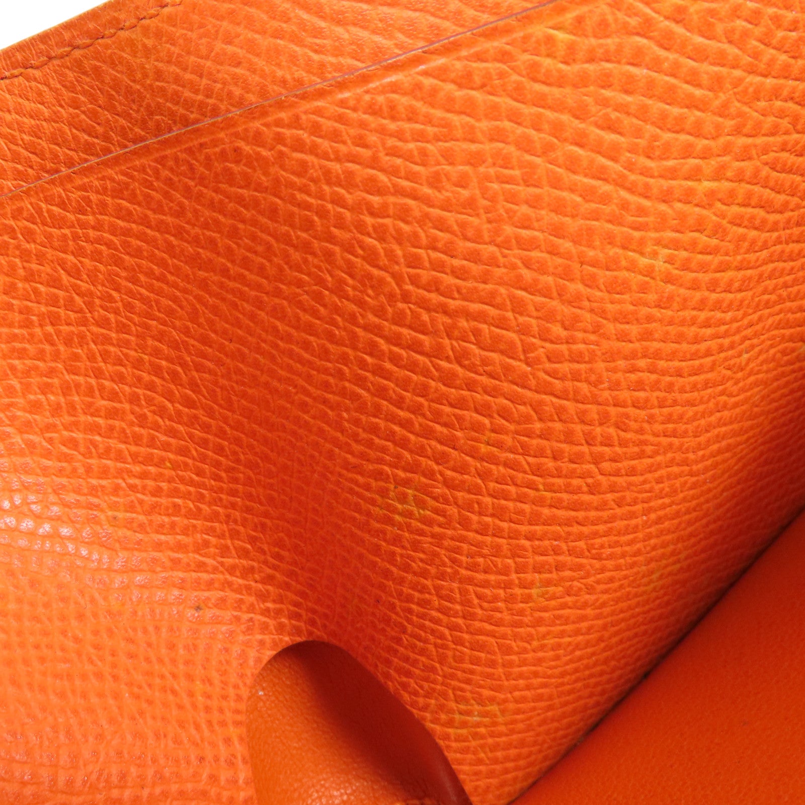 HERMES Epsom皮革Wallet錢包Orange