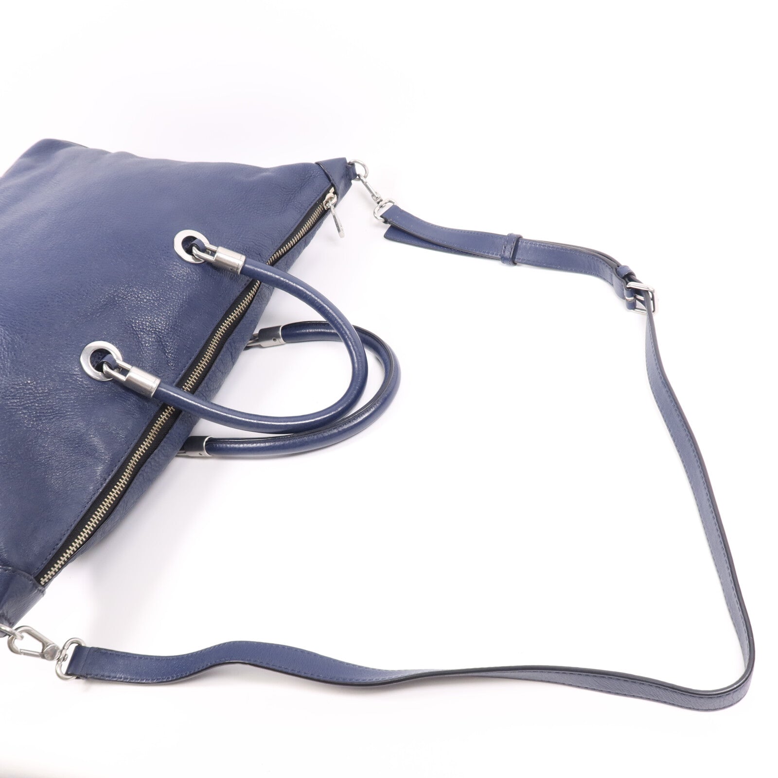 MARC JACOBS 牛皮皮革2 Way Shoulder Bag銀扣肩背袋