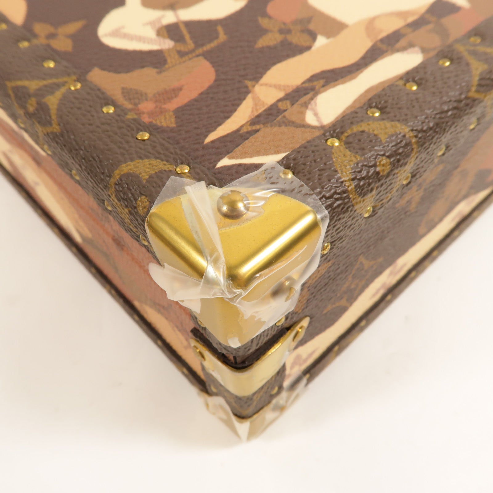 LOUIS VUITTON Monogram Vertical Clutch Box肩背袋