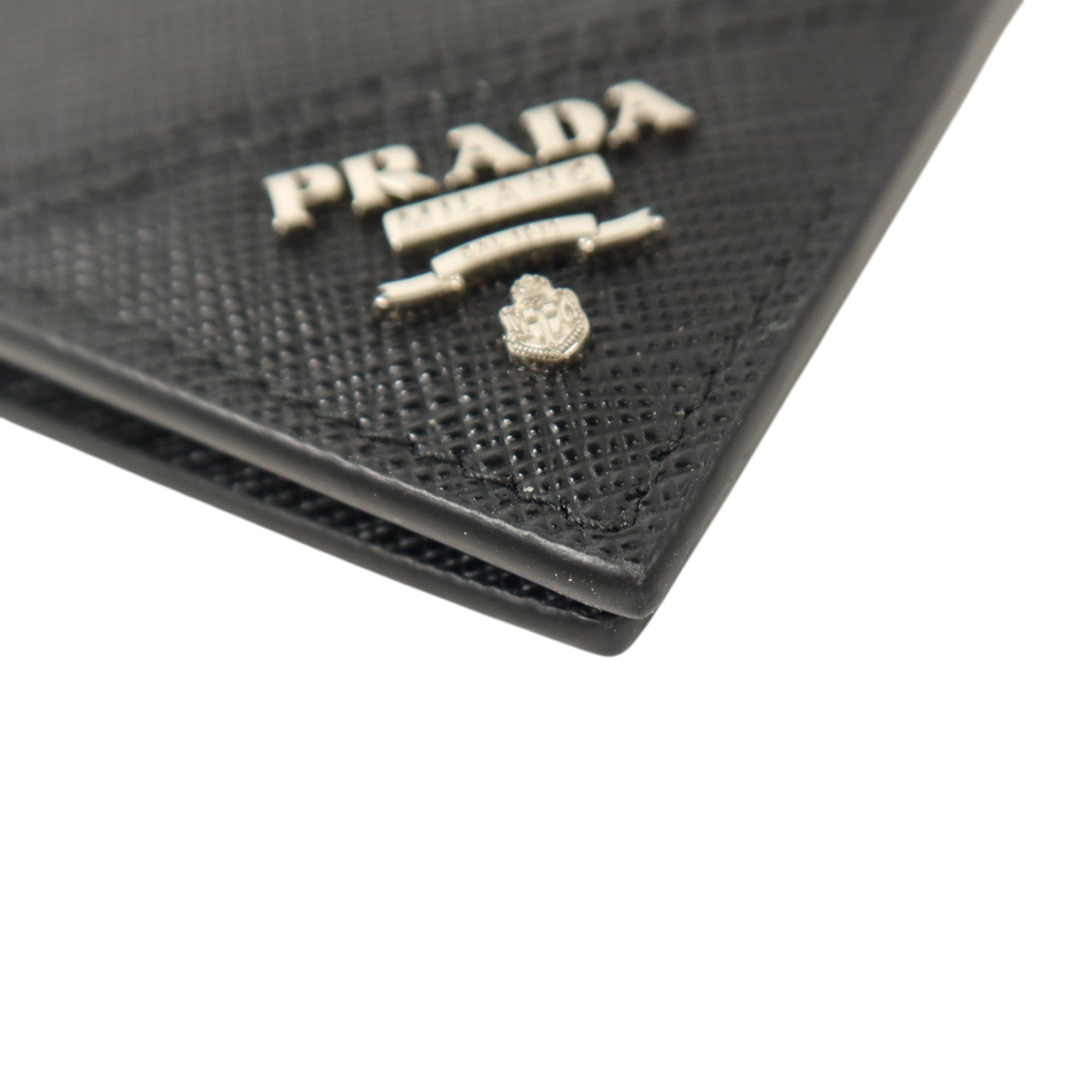 PRADA Saffiano皮革Fold Wallet錢包