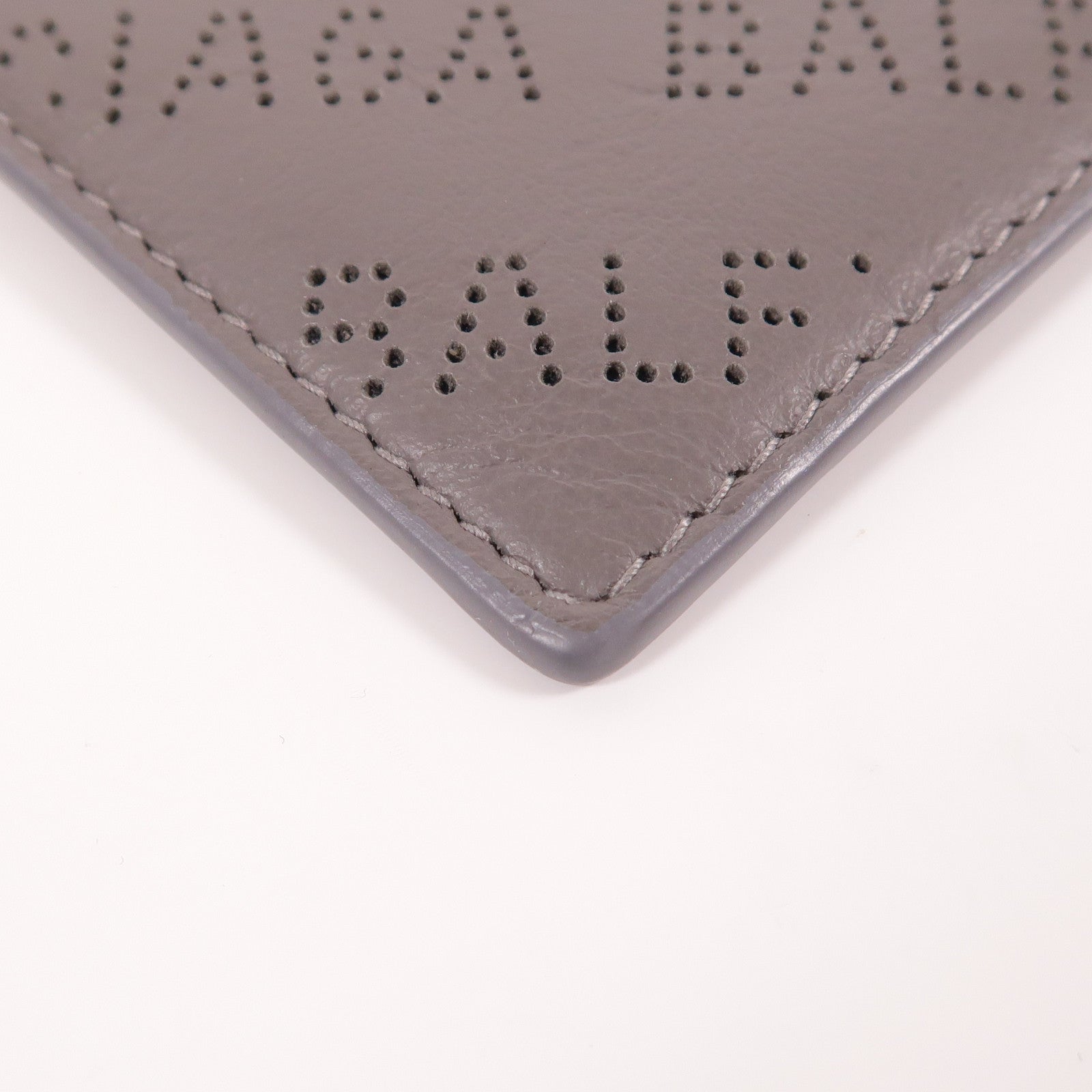 BALENCIAGA SHW Card Case/Card Holder 640535 Calfskin Leather Grey