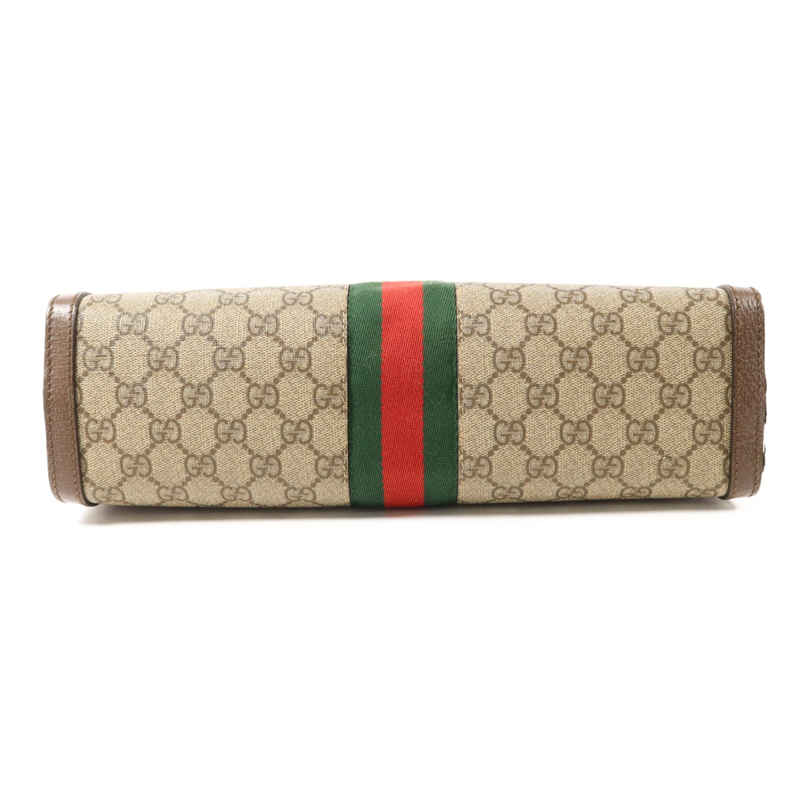 GUCCI 塗層帆布Ophidia金扣鏈帶肩背袋