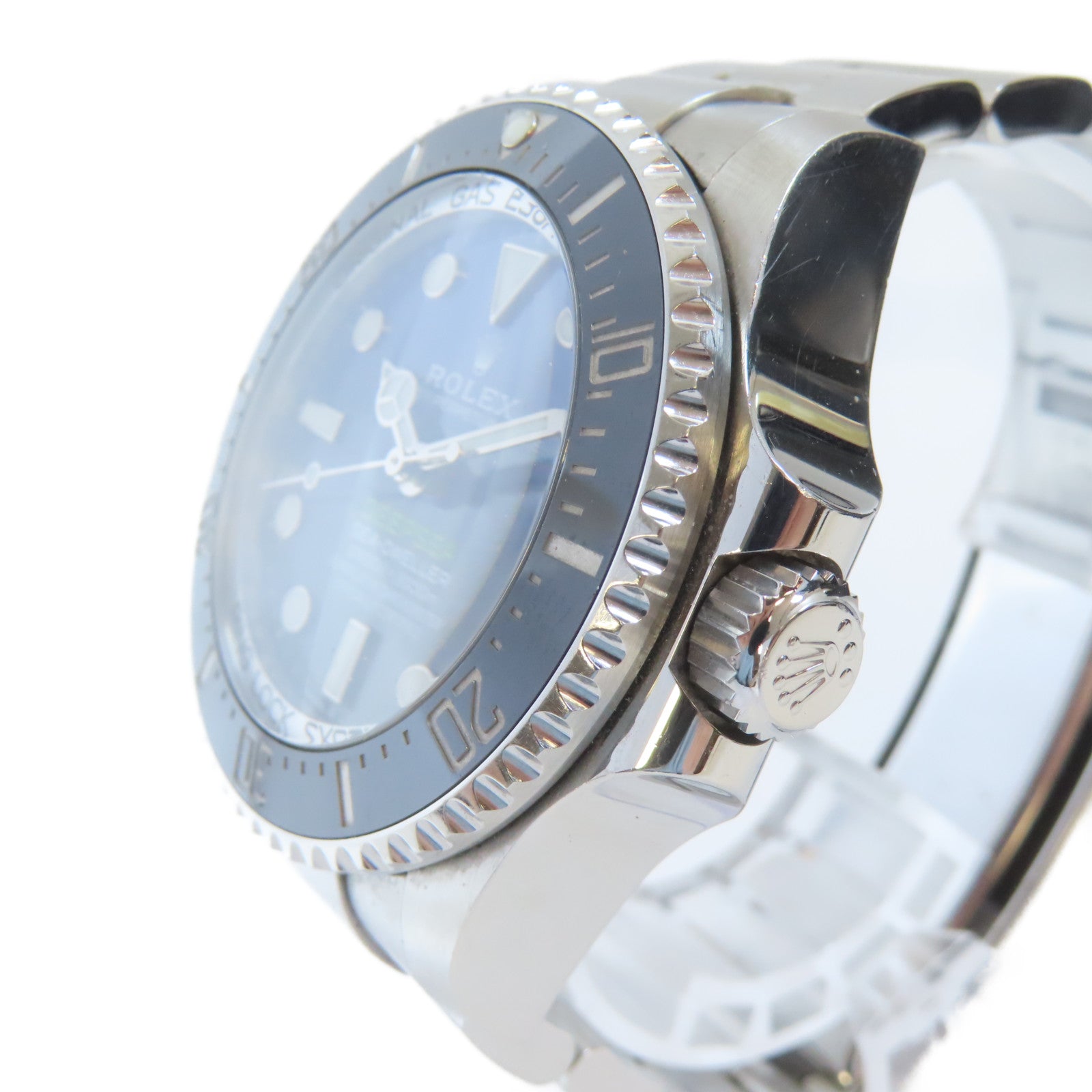 ROLEX Deepsea不鏽鋼手錶自動機芯藍色#17.5cm