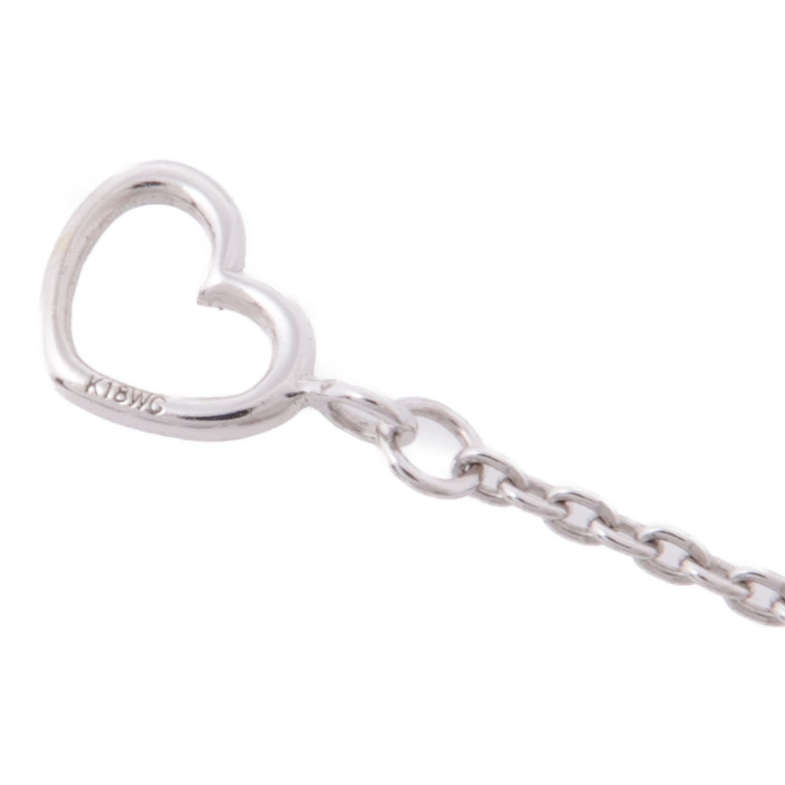 JEWELRY Pearl Diamond Necklace 18K White Gold
