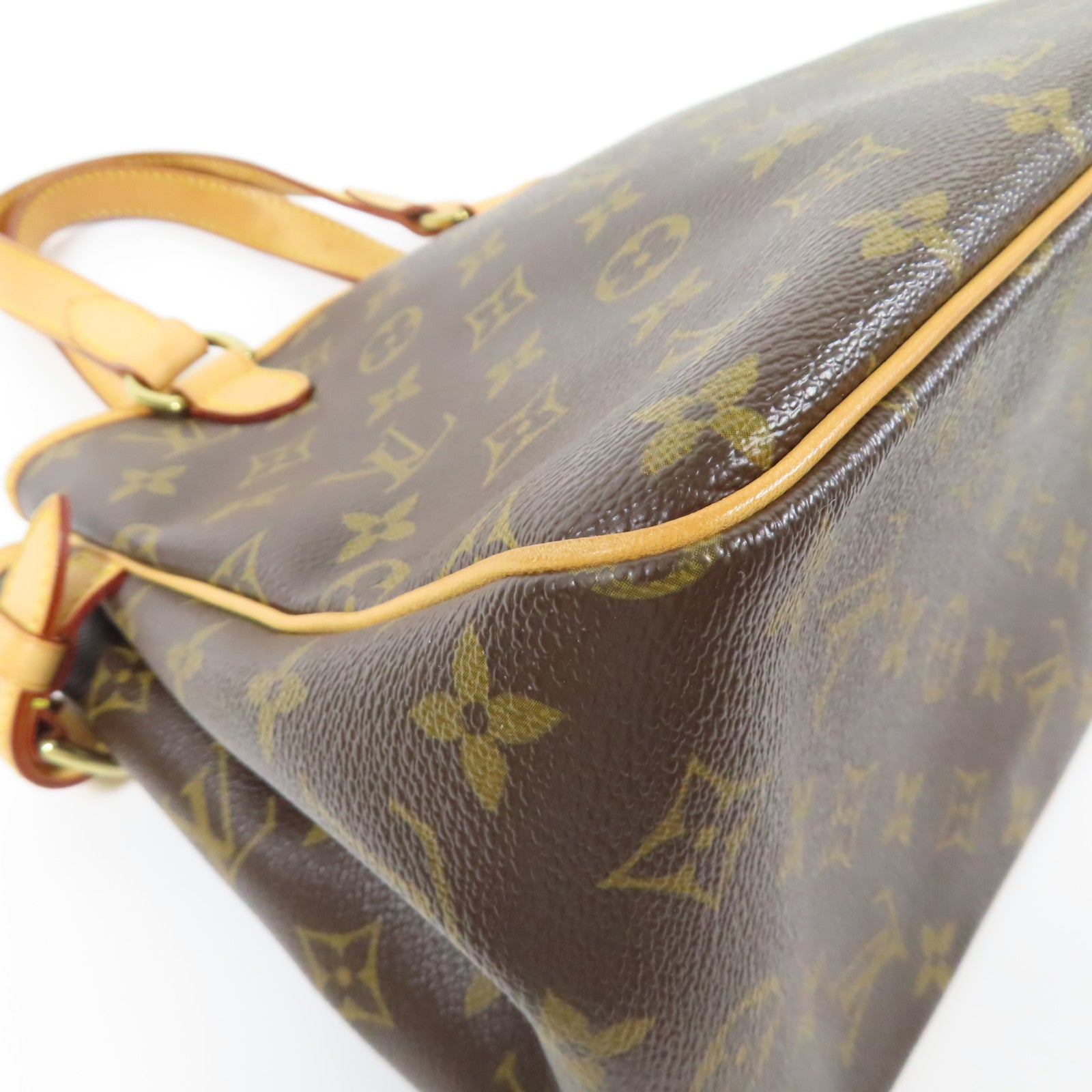 LOUIS VUITTON Monogram Batignolles金扣手挽袋