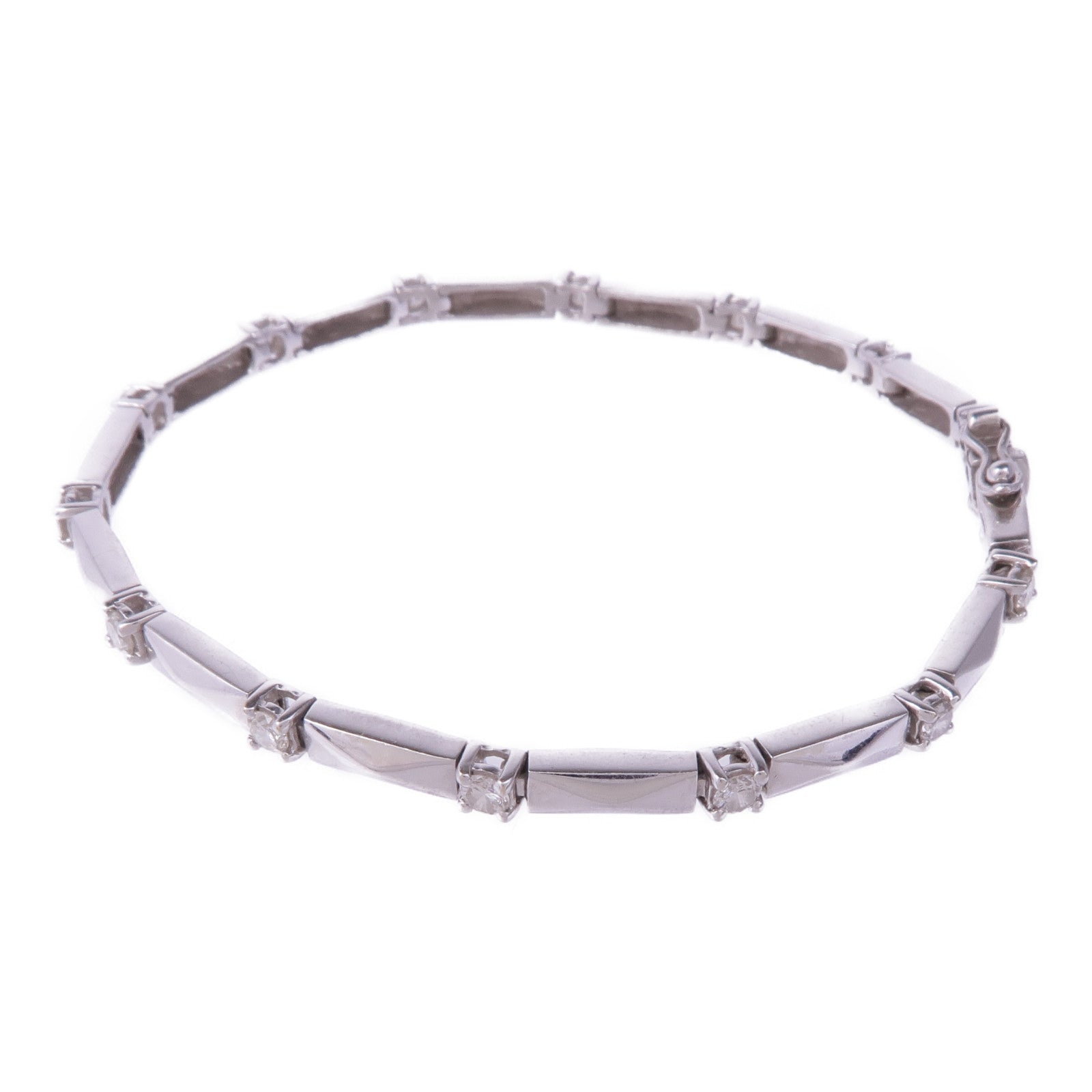 JEWELRY 18K白金Diamond Bracelet鑽石手鏈