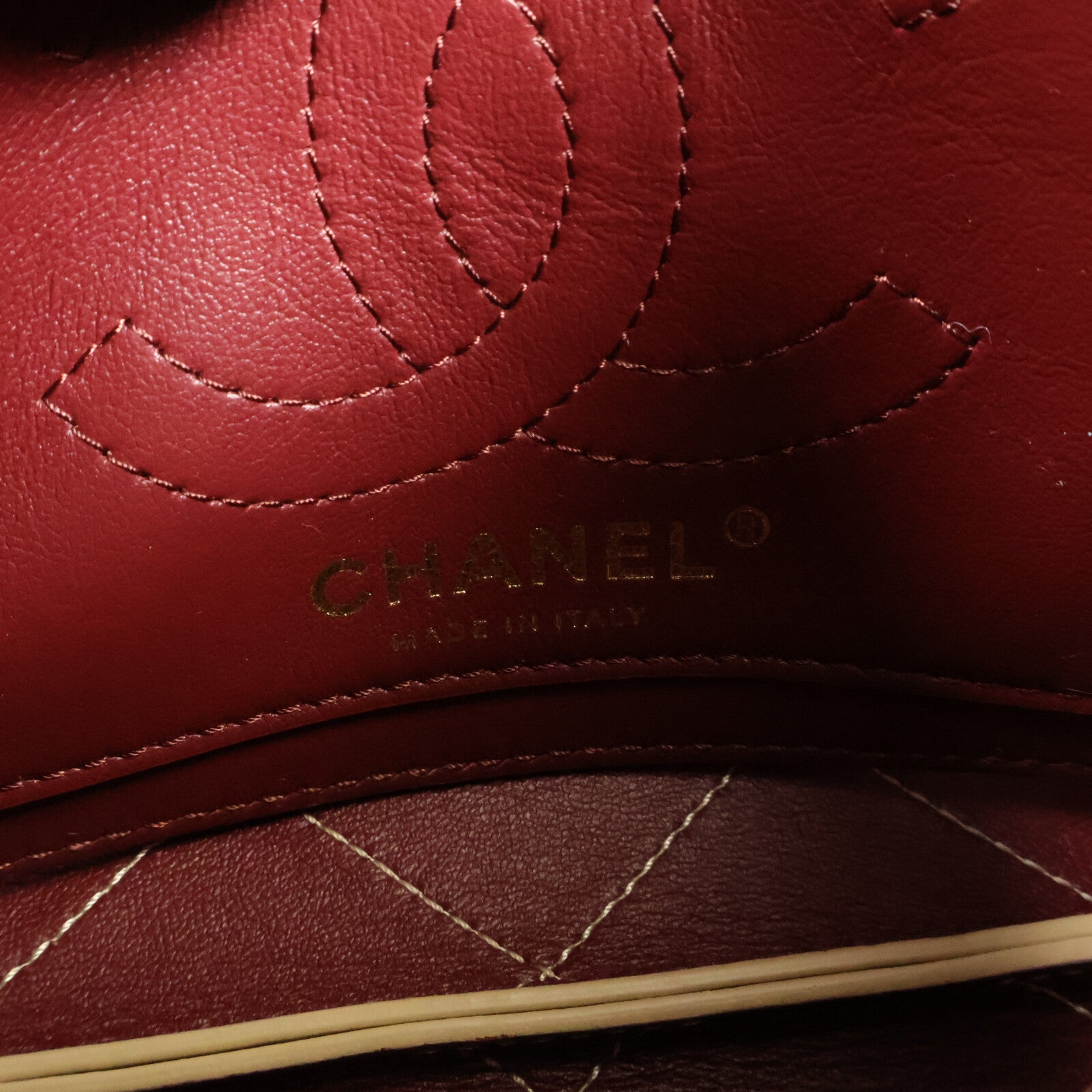 CHANEL 牛皮皮革Chain Shoulder Bag鏈帶手挽肩背兩用袋