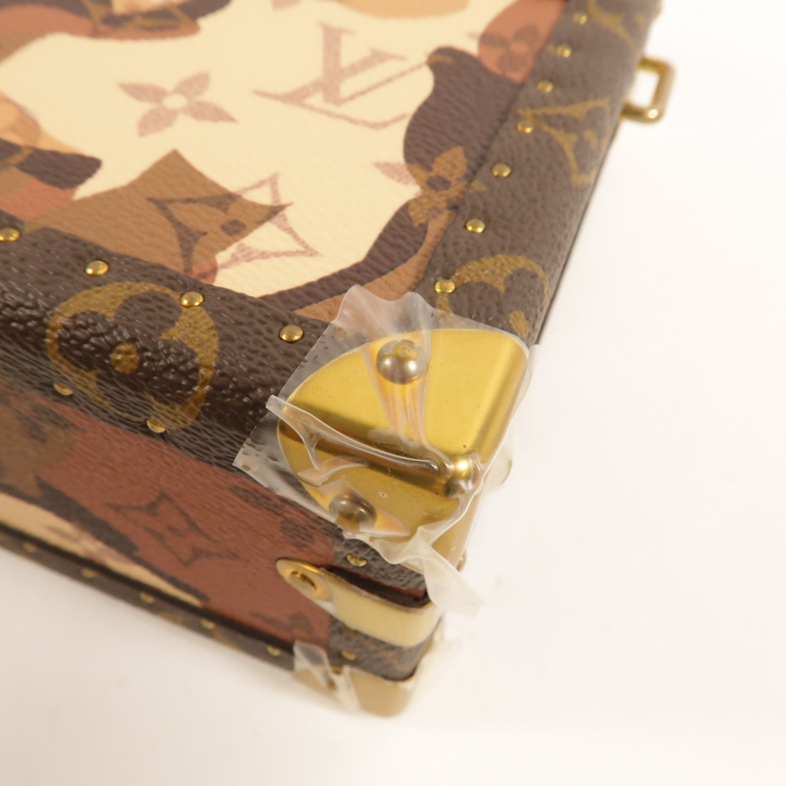 LOUIS VUITTON Monogram Vertical Clutch Box肩背袋