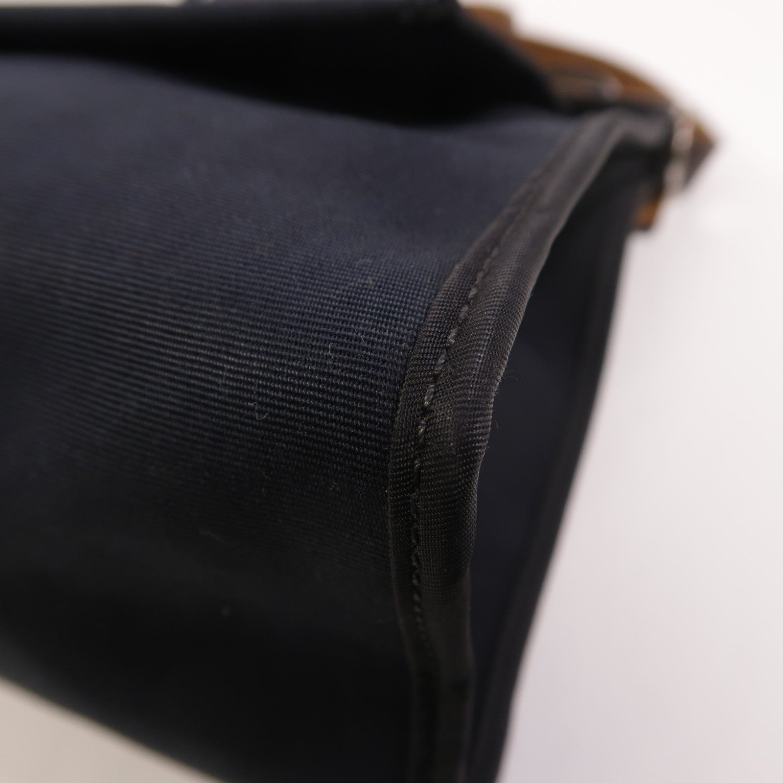 HERMES 帆布Herbag PM銀扣手挽肩背兩用袋