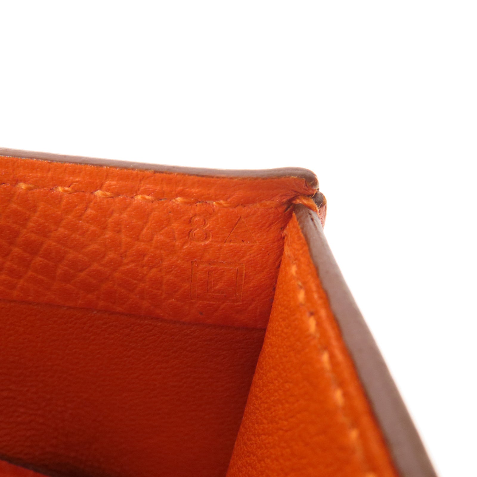HERMES Epsom皮革Wallet錢包Orange