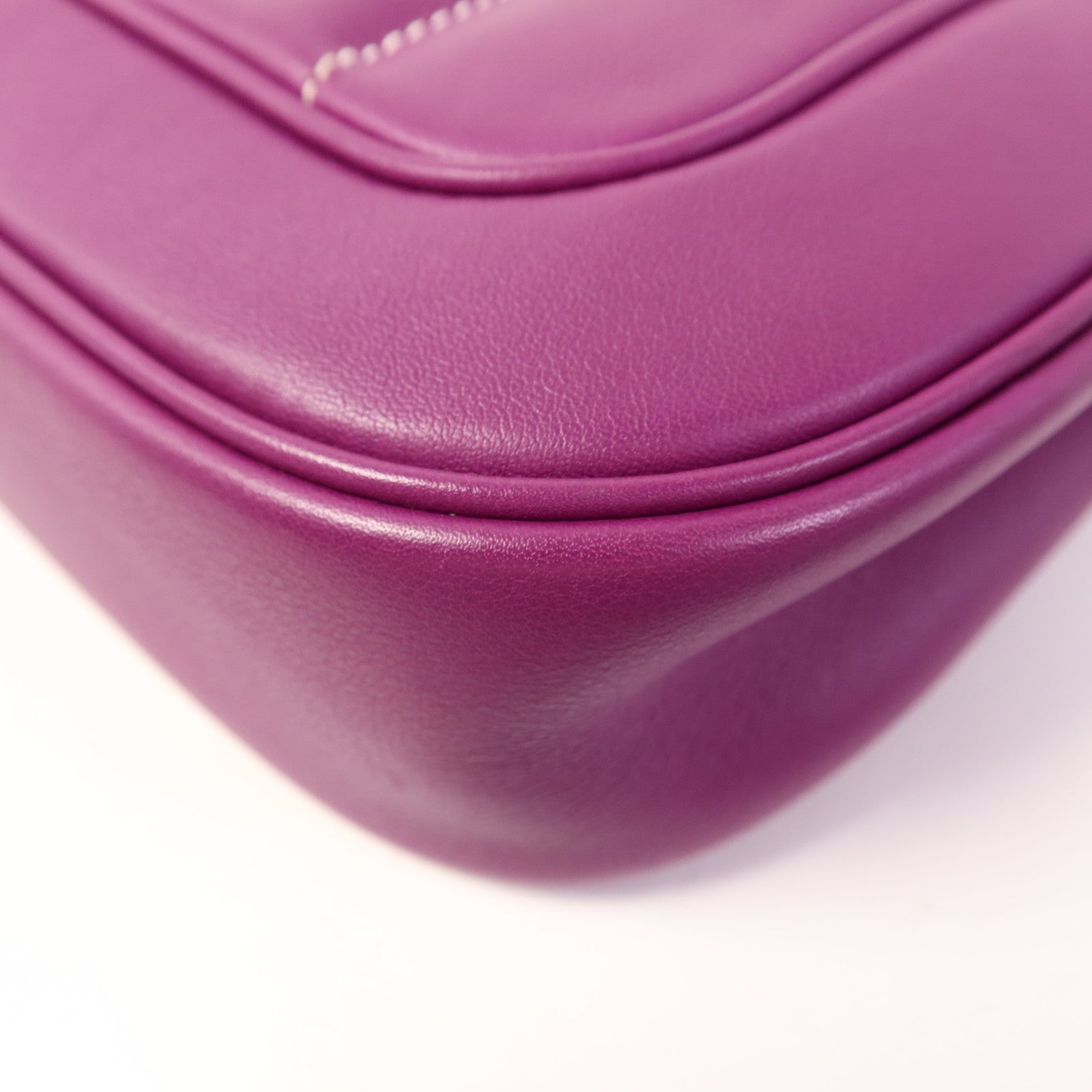 HERMES Swift皮革Berline 21 Mini銀扣肩背袋Anemone