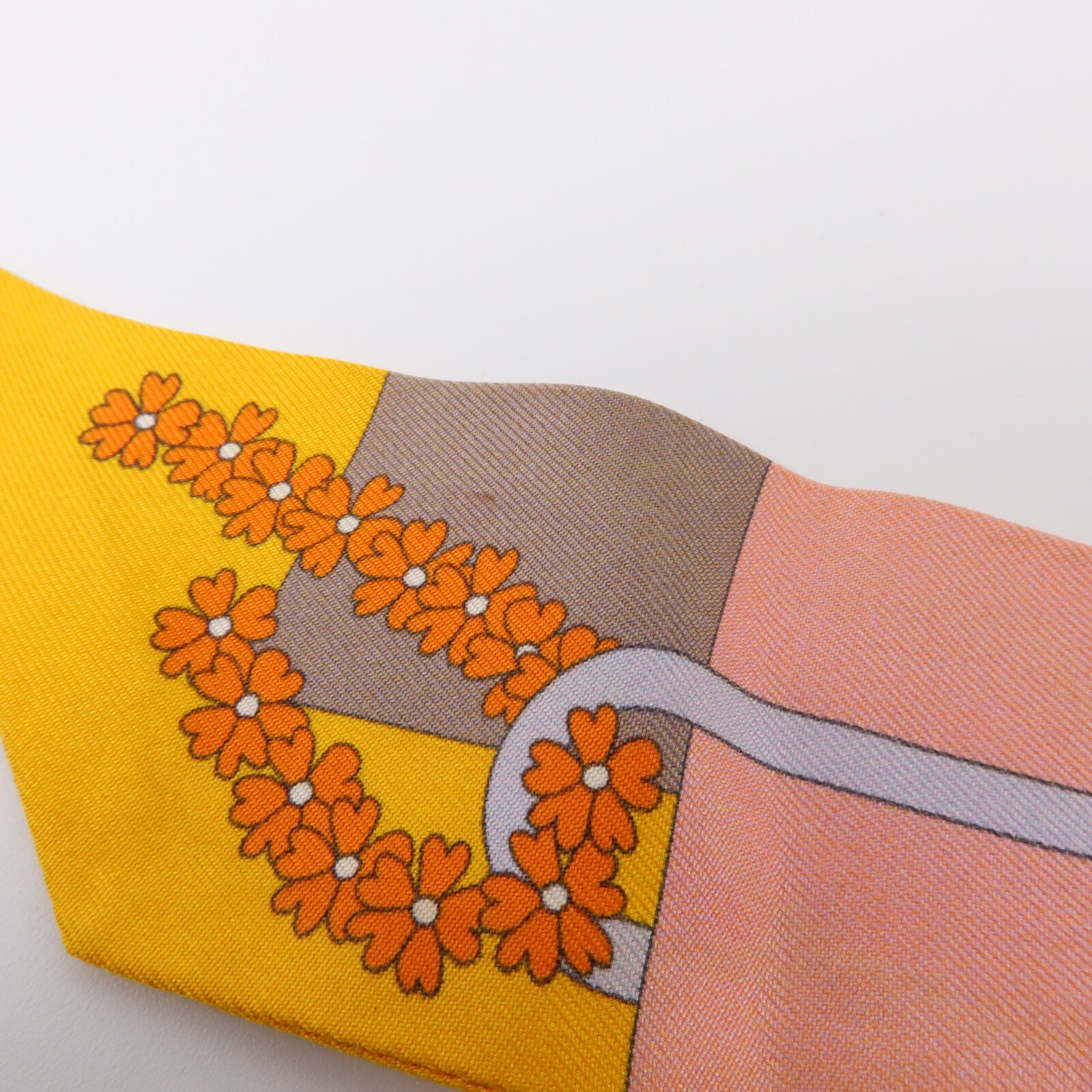 HERMES 絲質Twilly絲巾