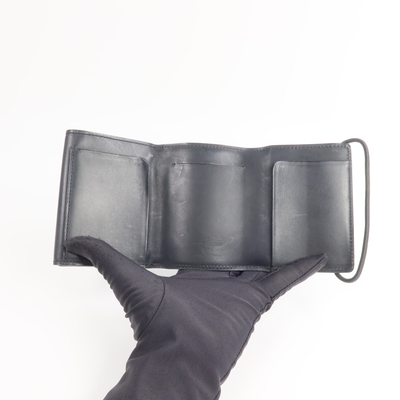 LOUIS VUITTON Epi皮革Porte Monnaie Elastic Wallet卡片套