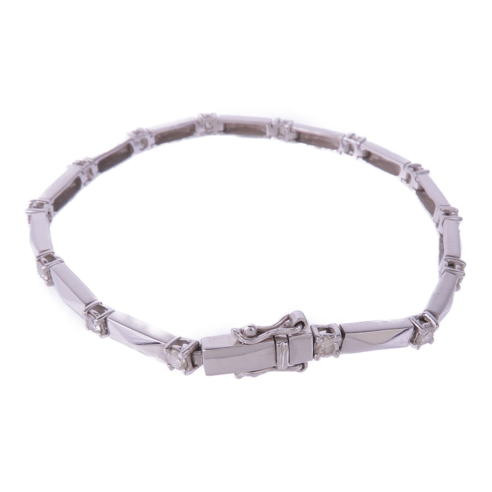JEWELRY 18K白金Diamond Bracelet鑽石手鏈