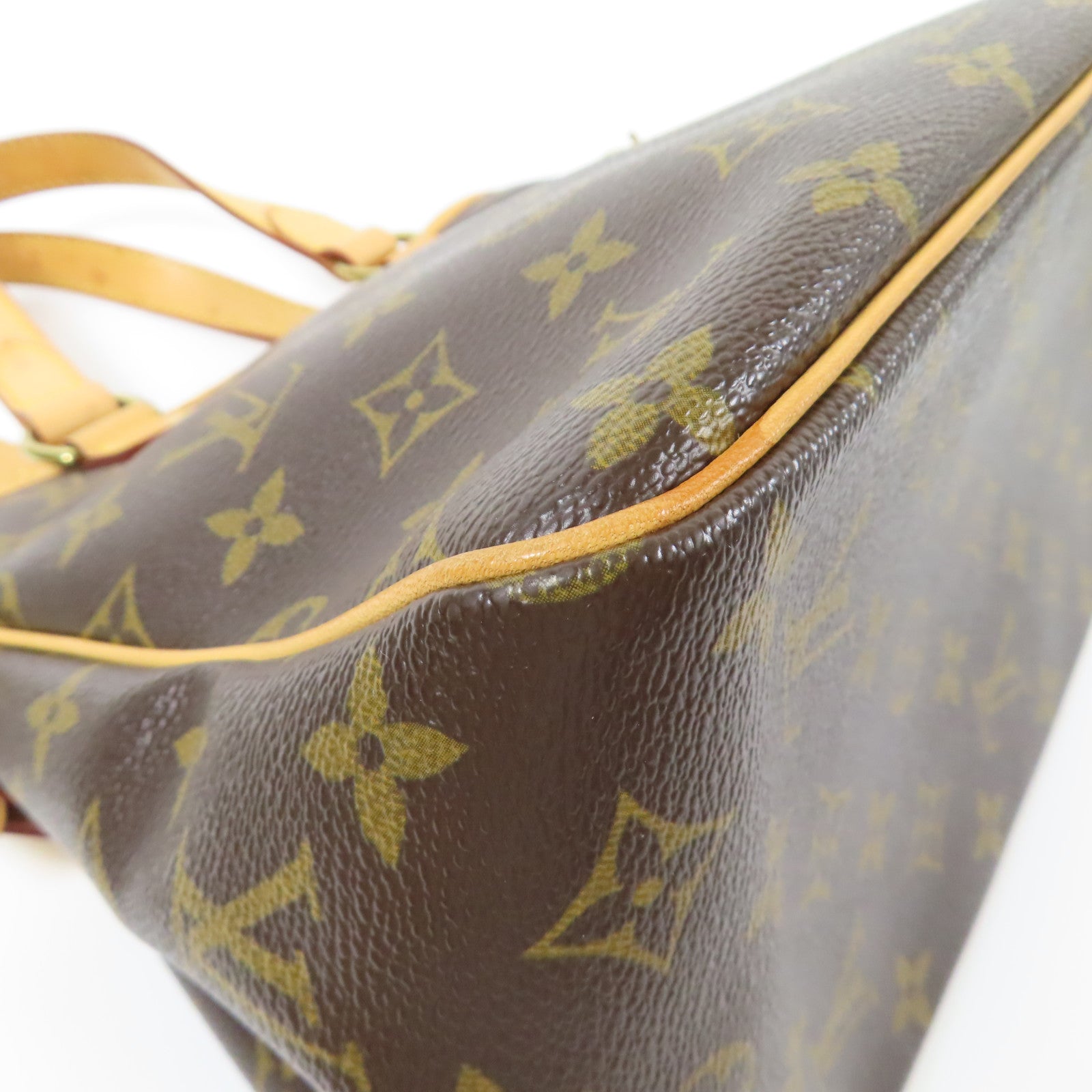 LOUIS VUITTON Monogram Batignolles金扣手挽袋