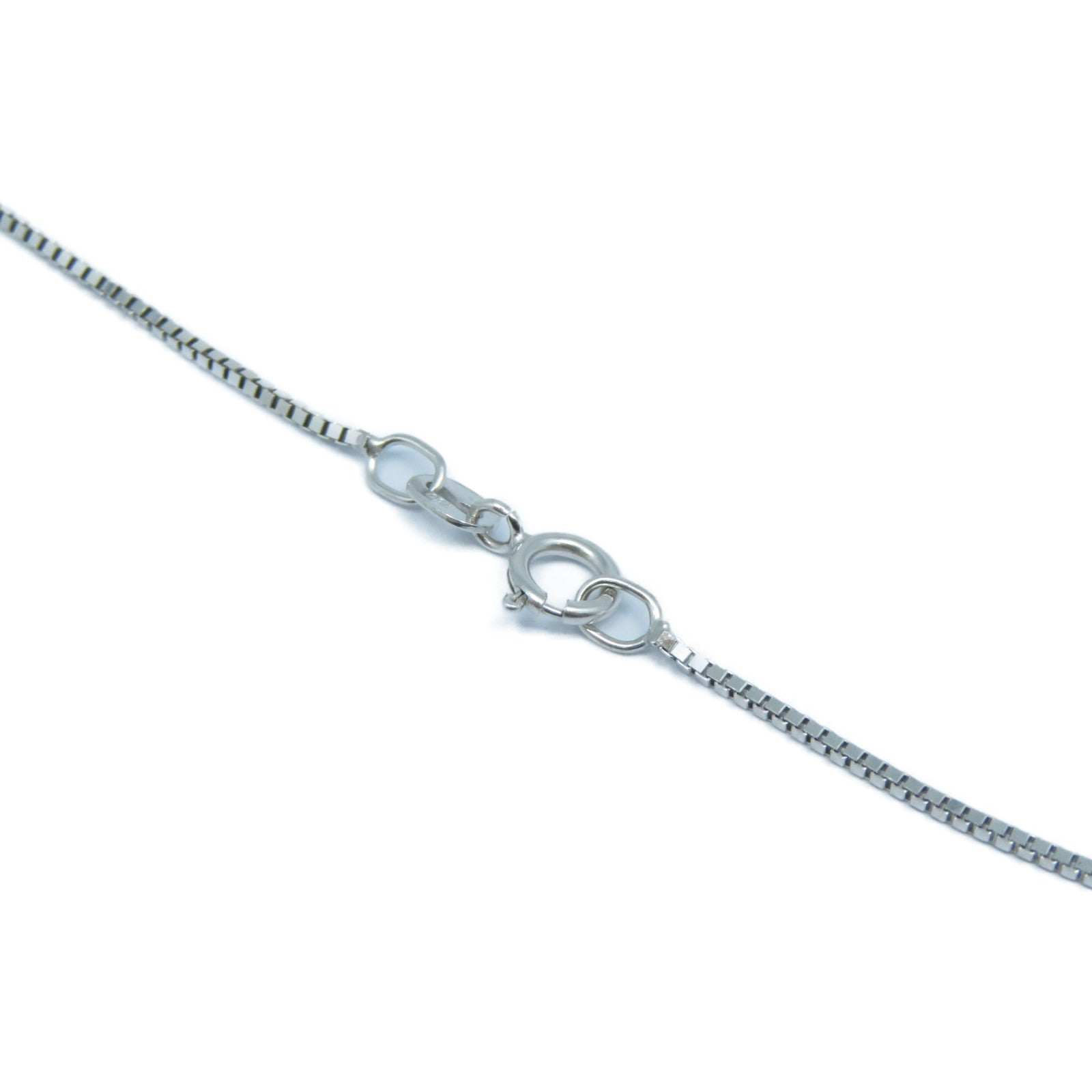 JEWELRY 【激減優惠】18K白金Diamond Necklace 0.40ct鑽石項鍊銀色