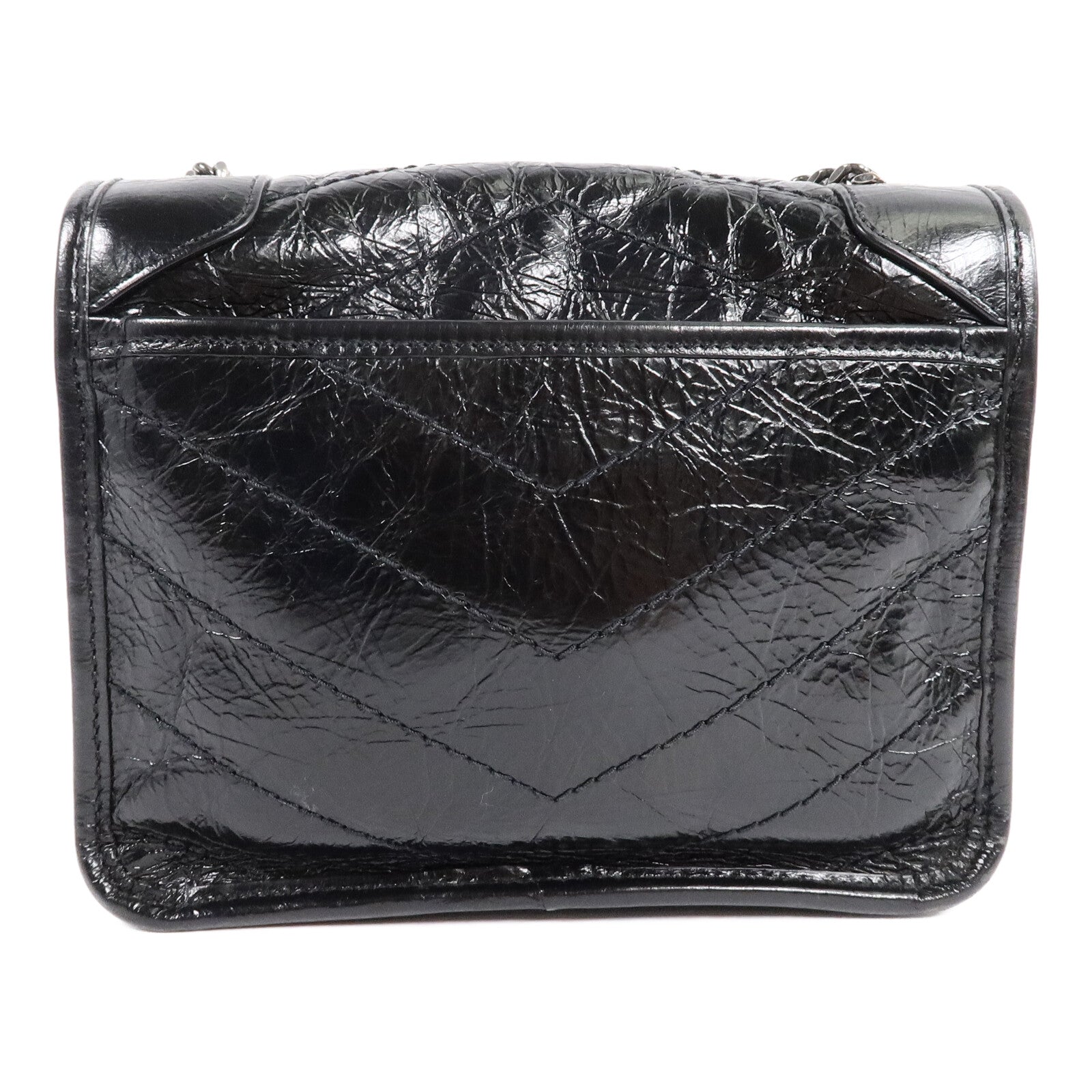 YVES SAINT LAURENT 牛皮皮革Niki WOC鏈帶肩背袋