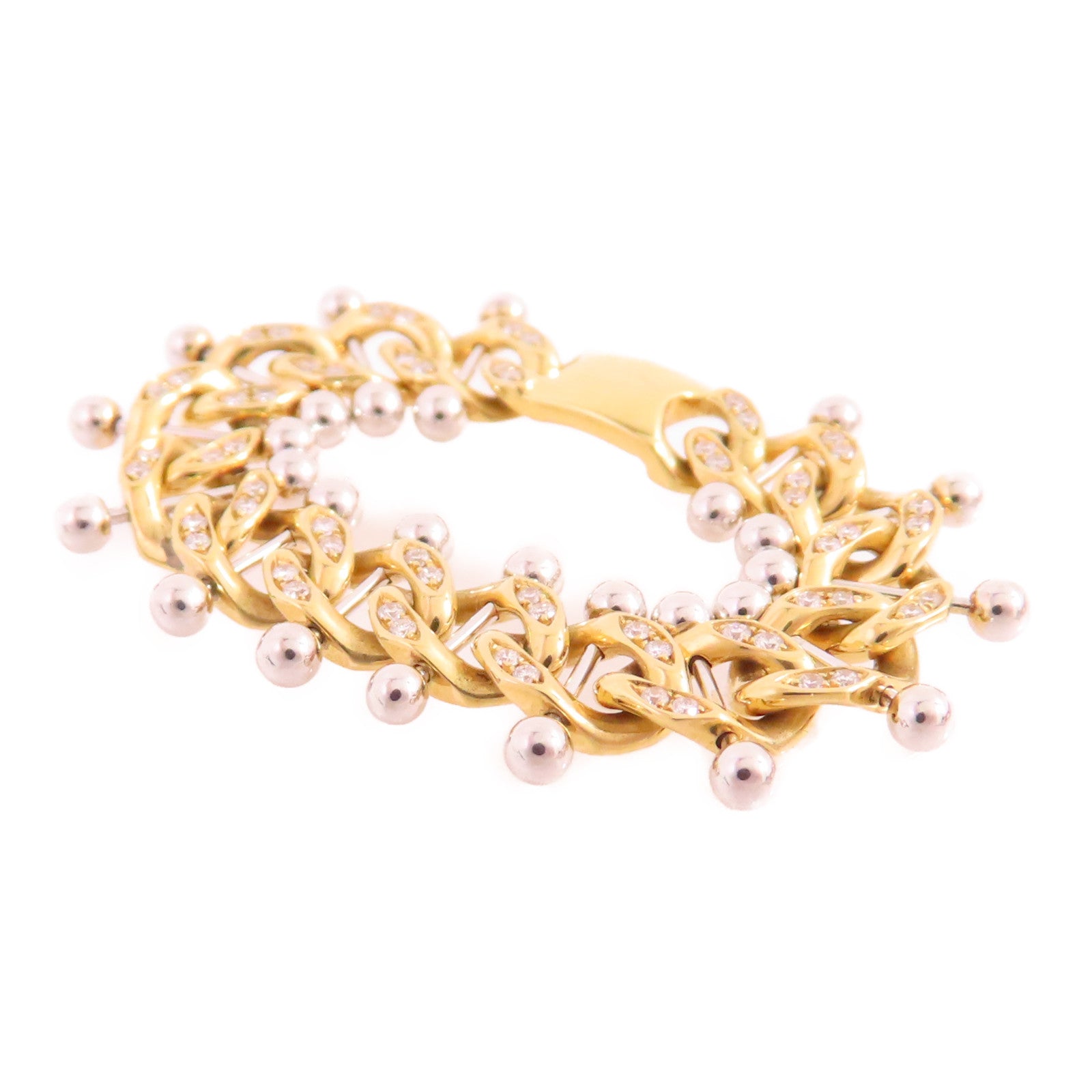 JEWELRY 18K黃金/白金/鑽石Diamond Ring戒指US#9.95