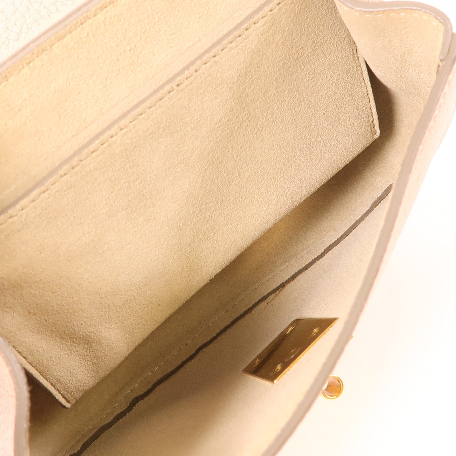 Chloe 【激減優惠】牛皮皮革Drew金扣鏈帶肩背袋