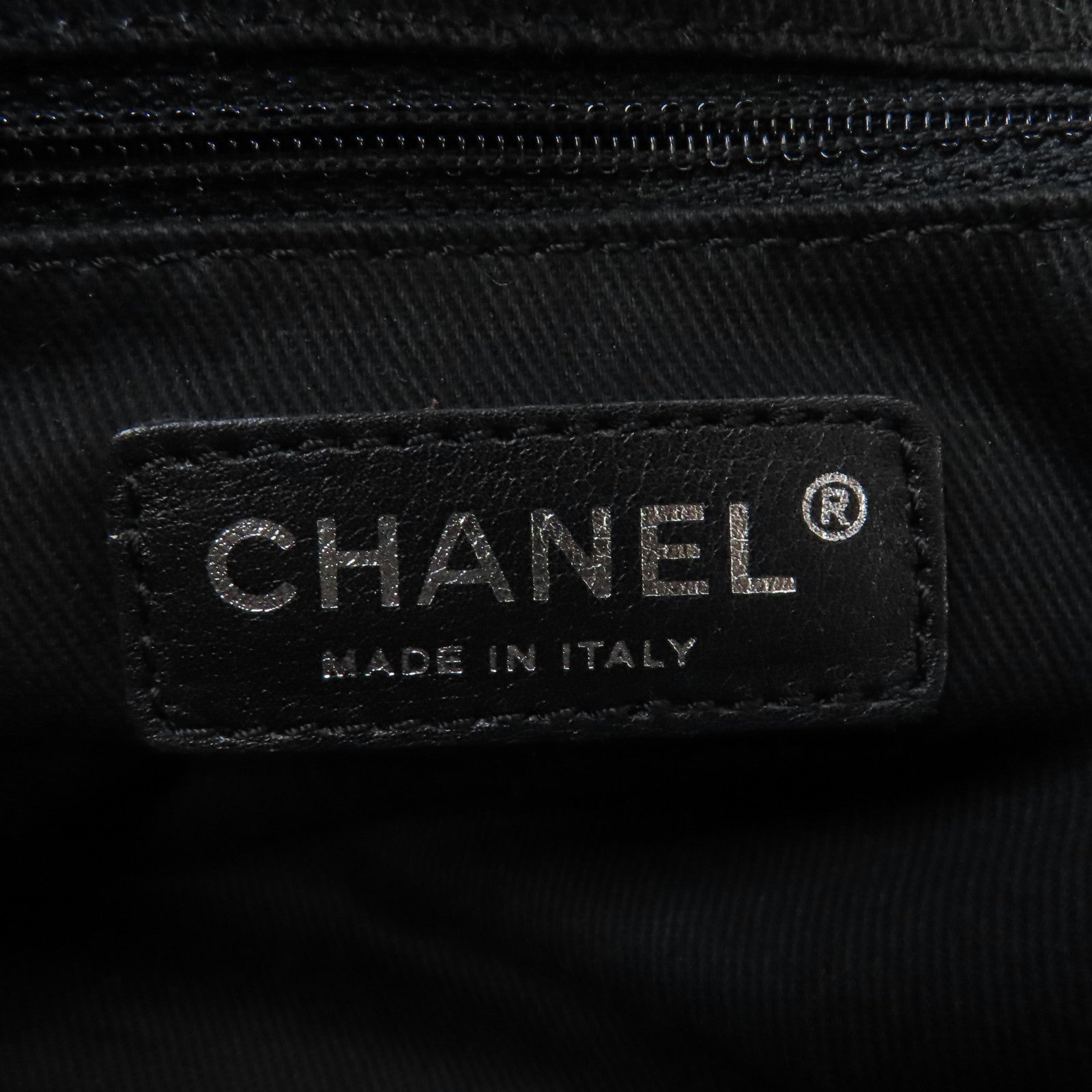 CHANEL 【激減優惠】羊皮皮革Handbag銀扣手挽袋啡色