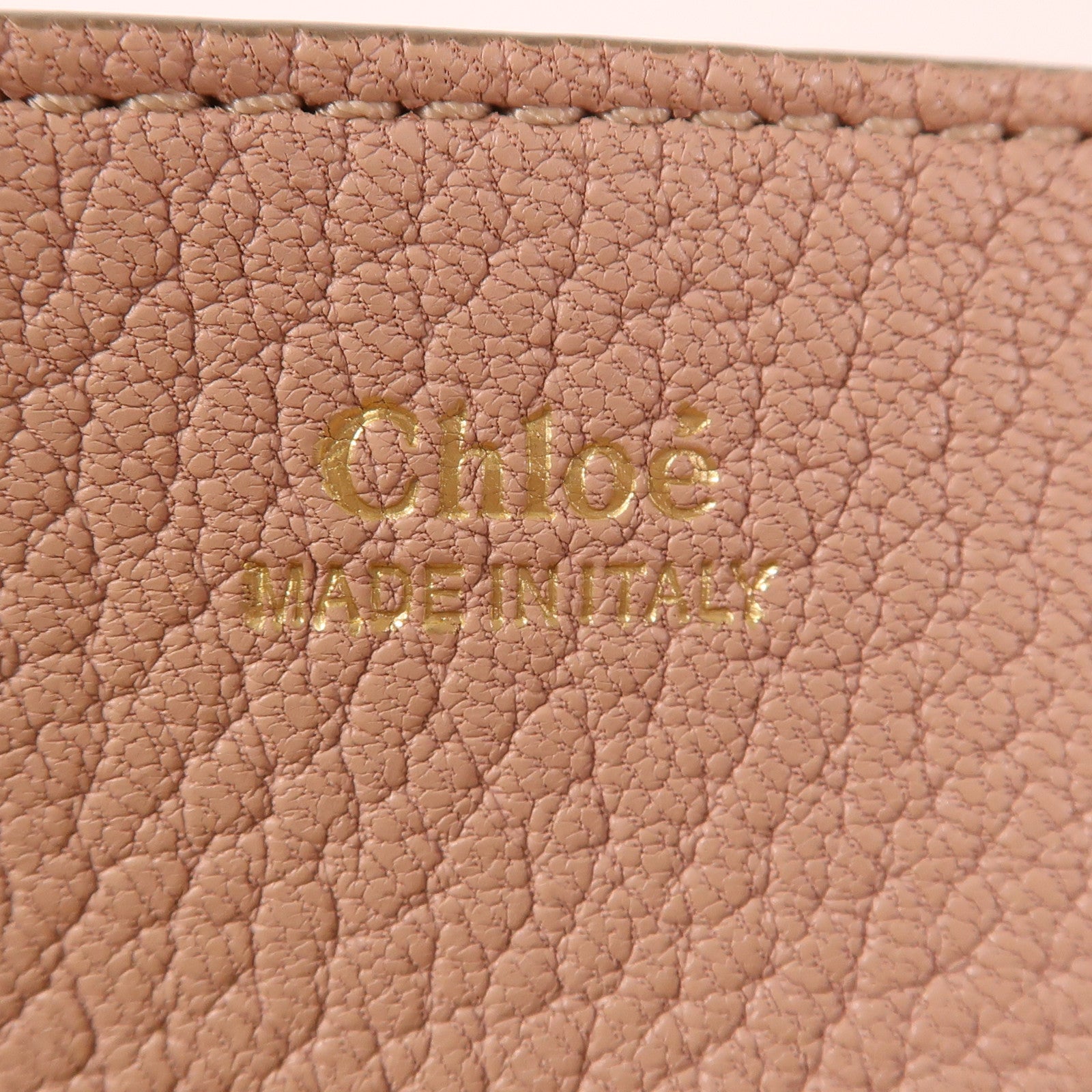 Chloe 【激減優惠】牛皮皮革Drew金扣鏈帶肩背袋