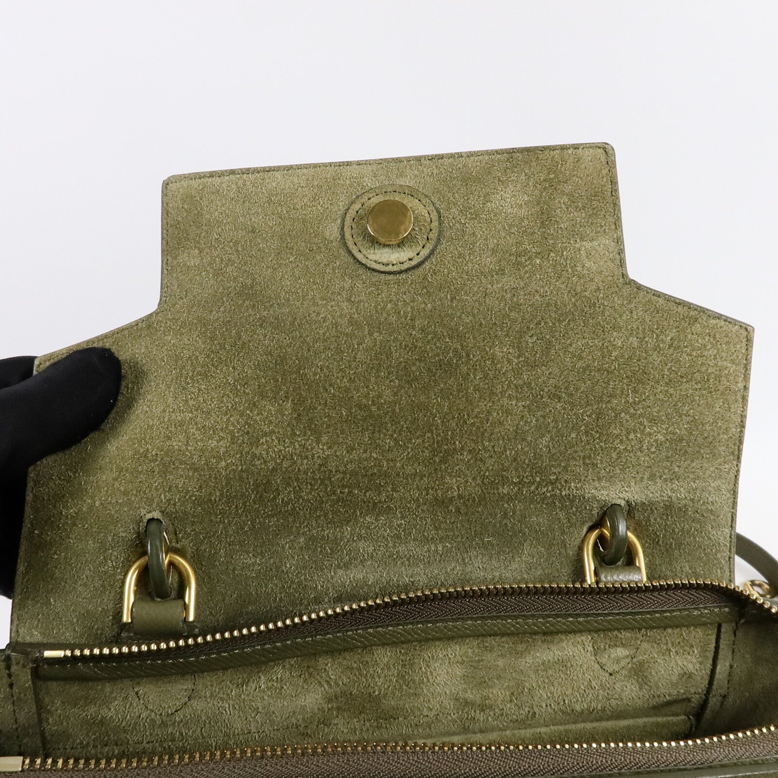 CELINE 牛皮皮革Mirco Belt Bag手挽肩背兩用袋