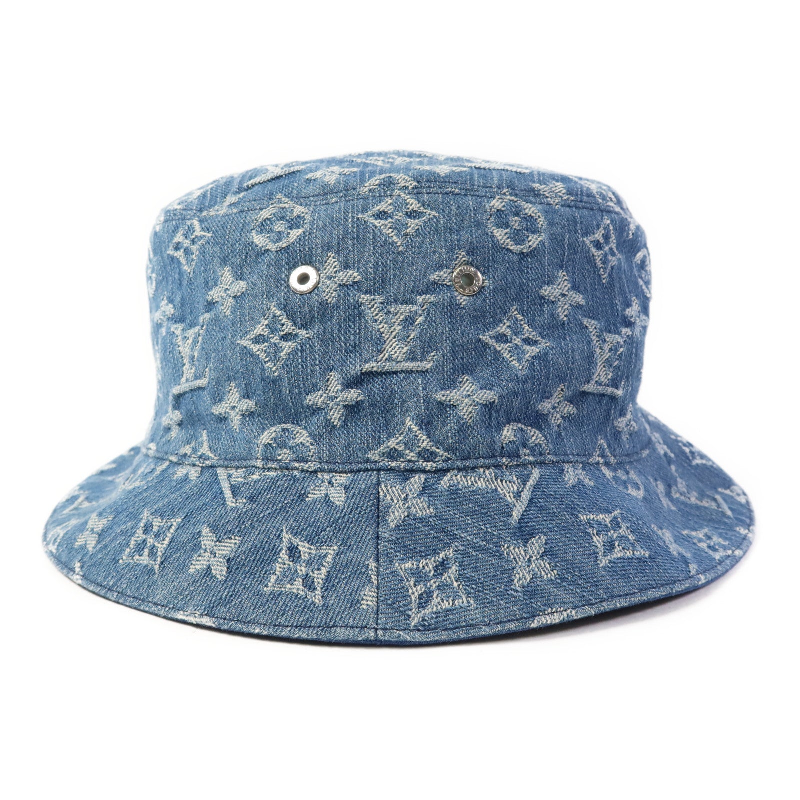 LOUIS VUITTON Monogram Denim Bucket Hat帽子