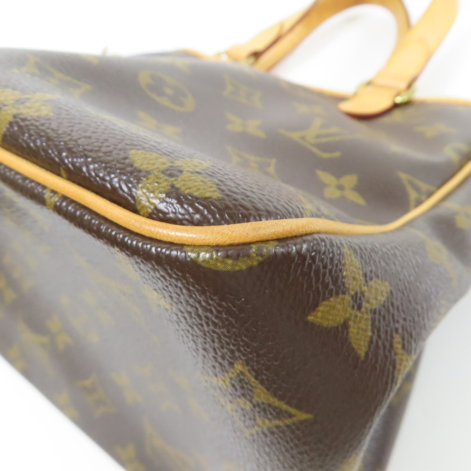 LOUIS VUITTON Monogram Batignolles金扣手挽袋