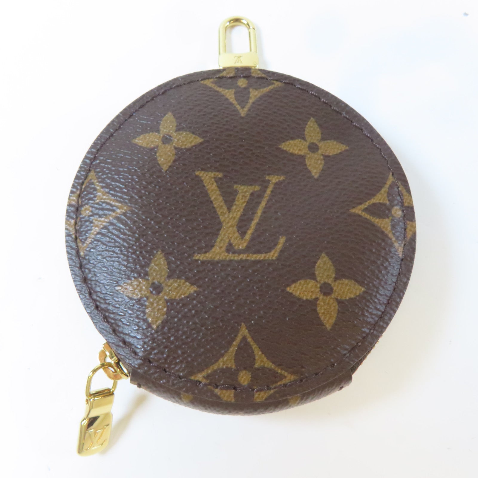 LOUIS VUITTON Monogram Multi Pochette Accessories金扣肩背袋啡色