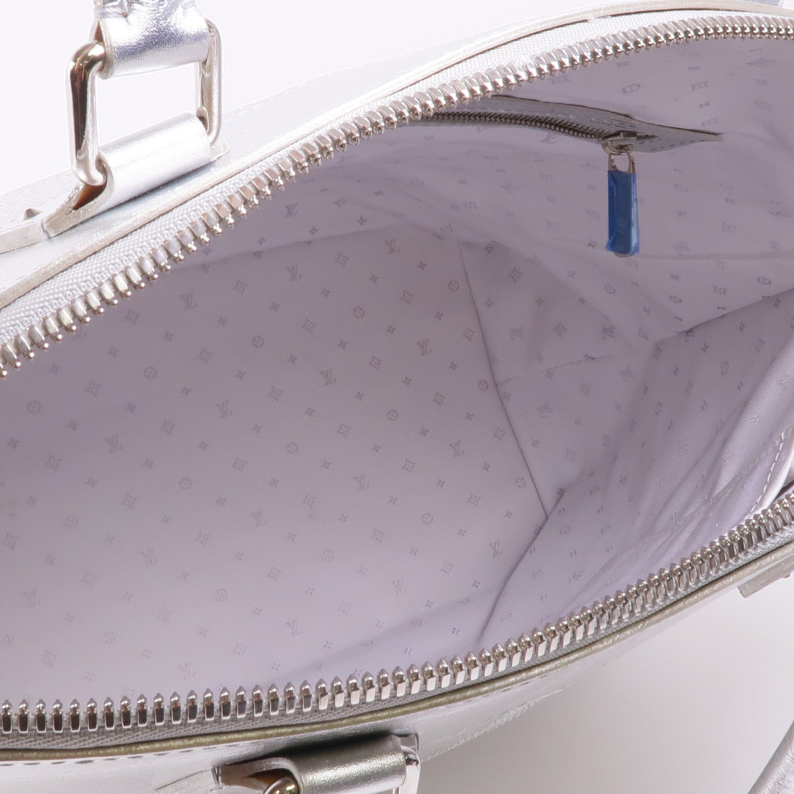 LOUIS VUITTON 皮革Lockit PM銀扣手挽袋