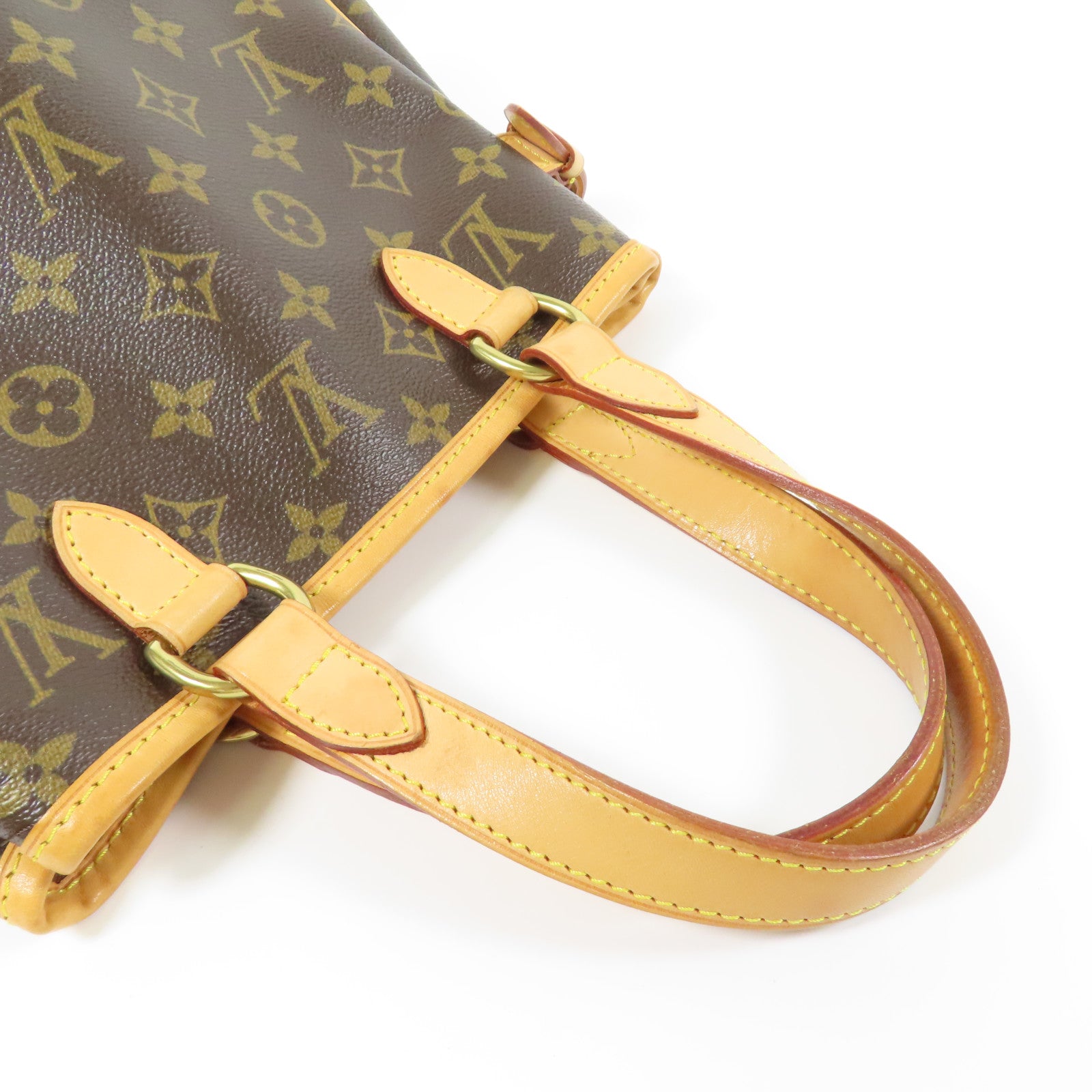 LOUIS VUITTON Monogram Batignolles金扣手挽袋