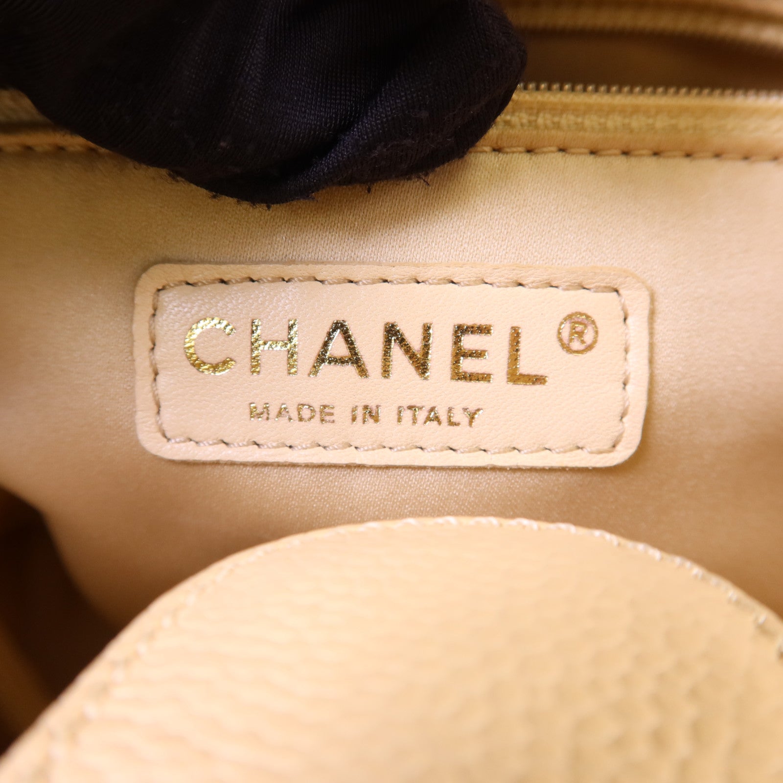 CHANEL 牛皮皮革PST Petite Tote Bag金扣鏈帶肩背袋