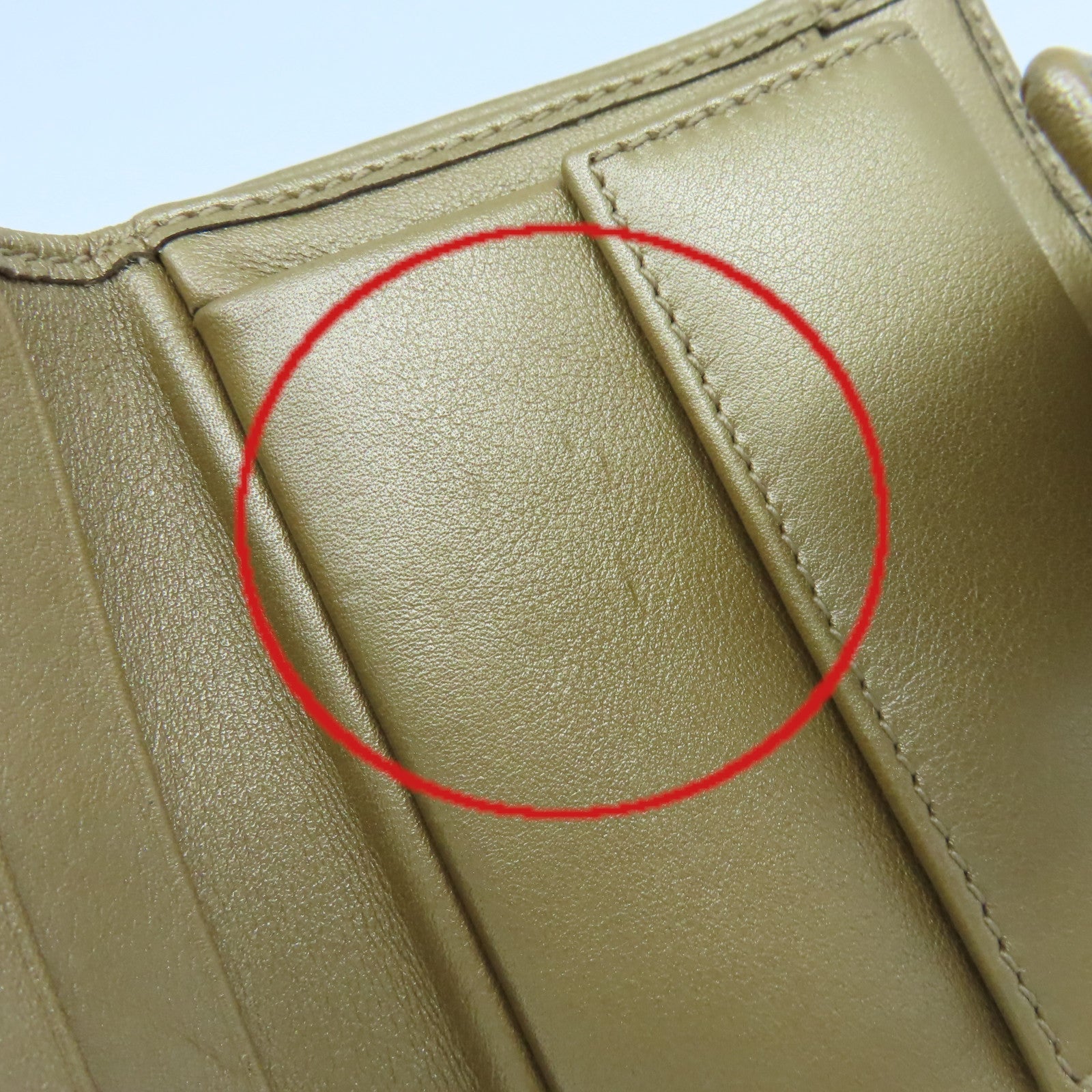 GUCCI 【激減優惠】漆皮皮革Short Wallet金扣短錢包金色